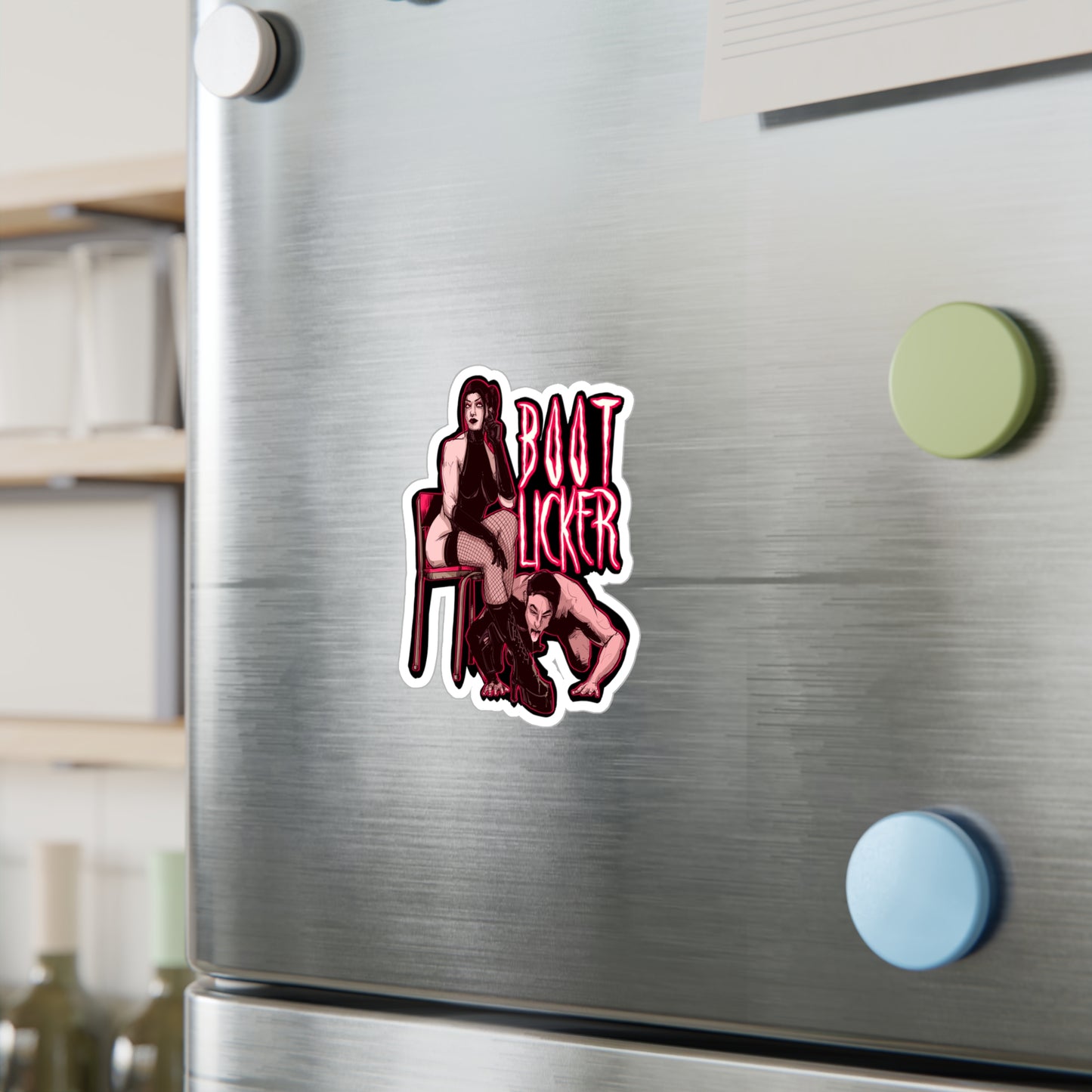 Boot Licker Kiss-Cut Vinyl Decal