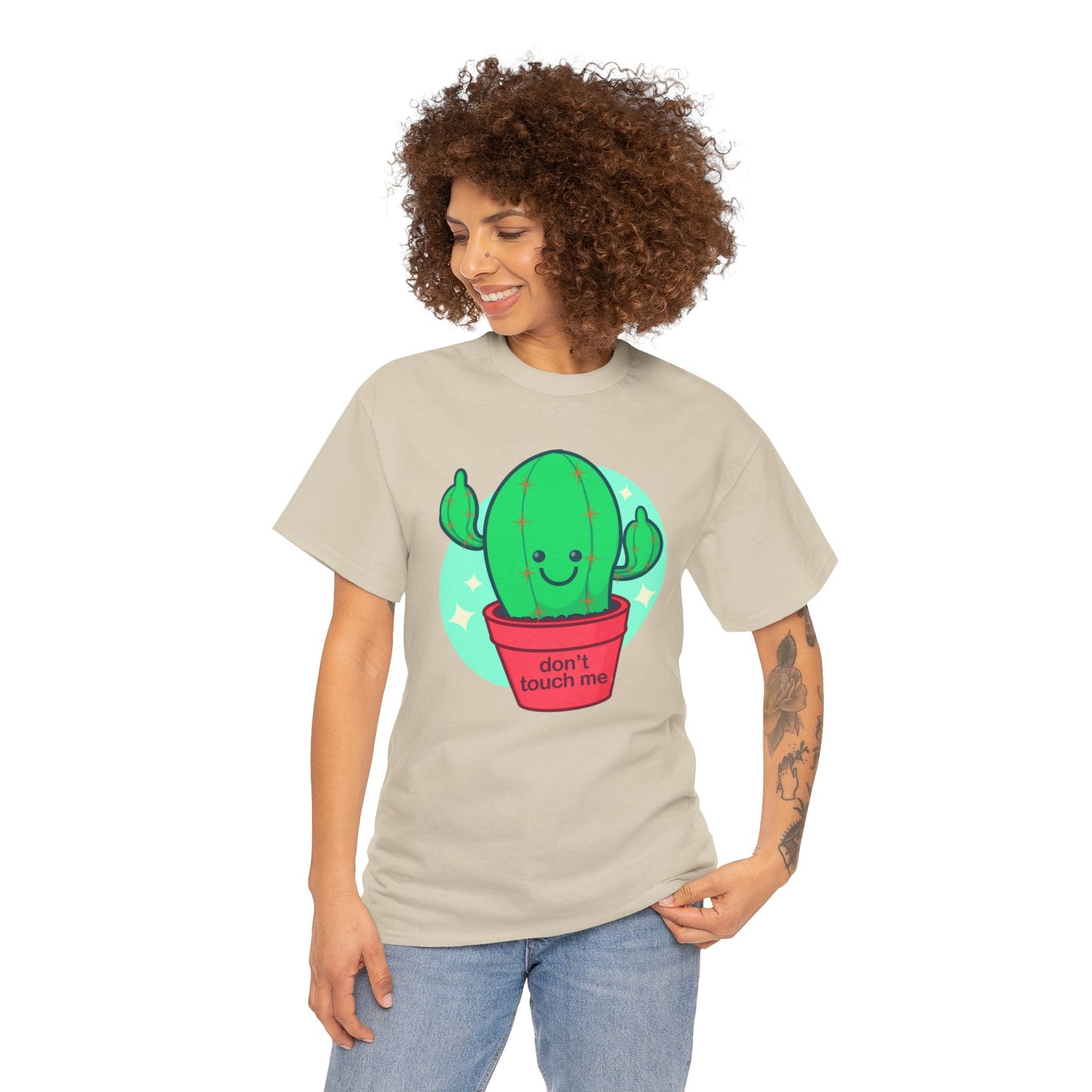 Don't Touch Me Unisex Heavy Cotton Tee