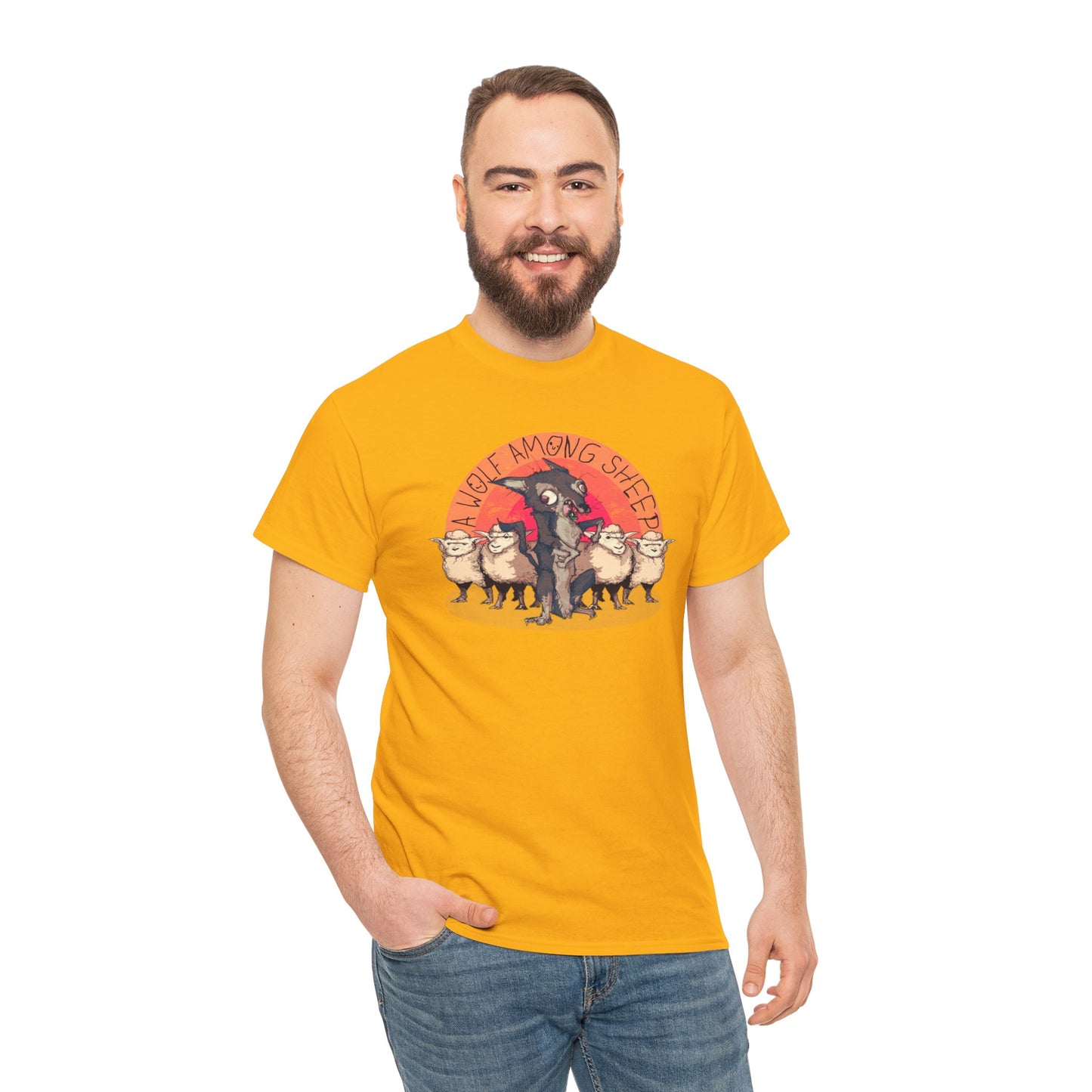 A Wolf Among Sheep Unisex Heavy Cotton Tee