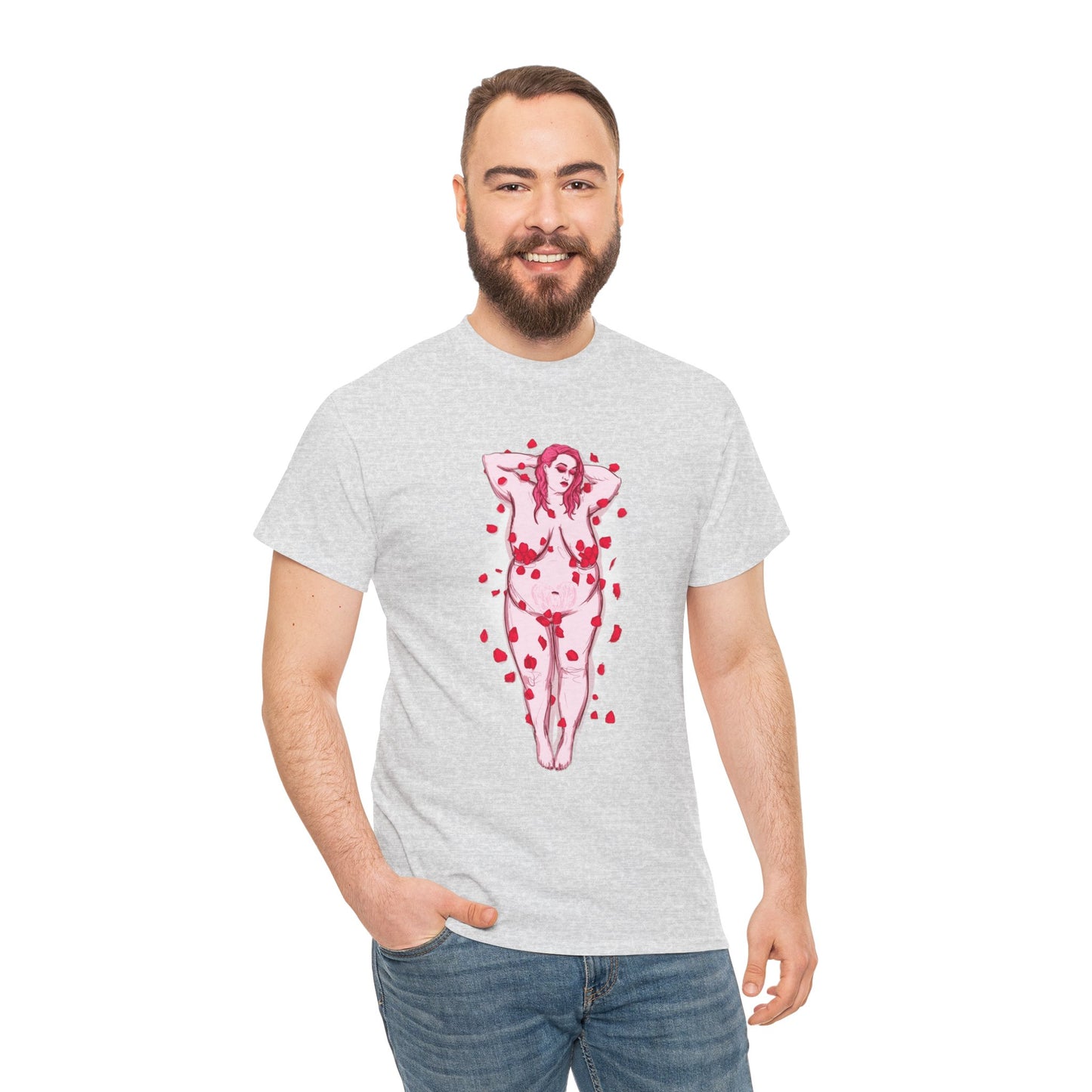 Stretch Heart Unisex Heavy Cotton Tee
