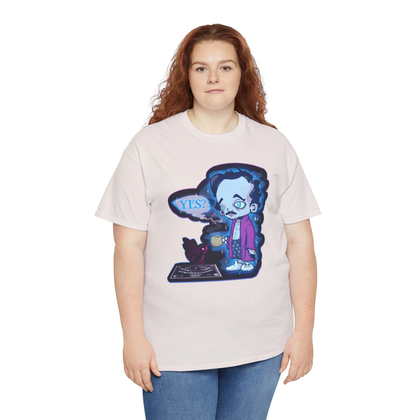 Edgar Allan Ghost Unisex Heavy Cotton Tee