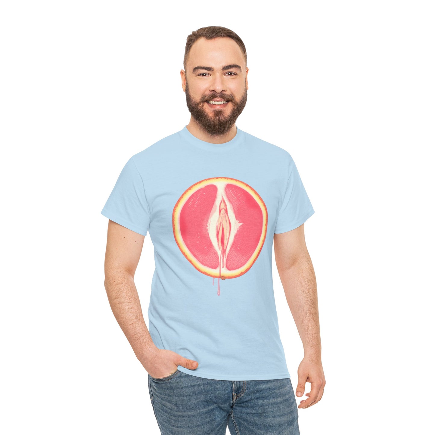 Grapefruit Unisex Heavy Cotton Tee