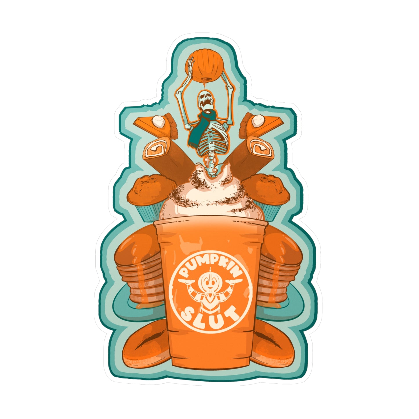 Pumpkin Slut Kiss-Cut Vinyl Decal