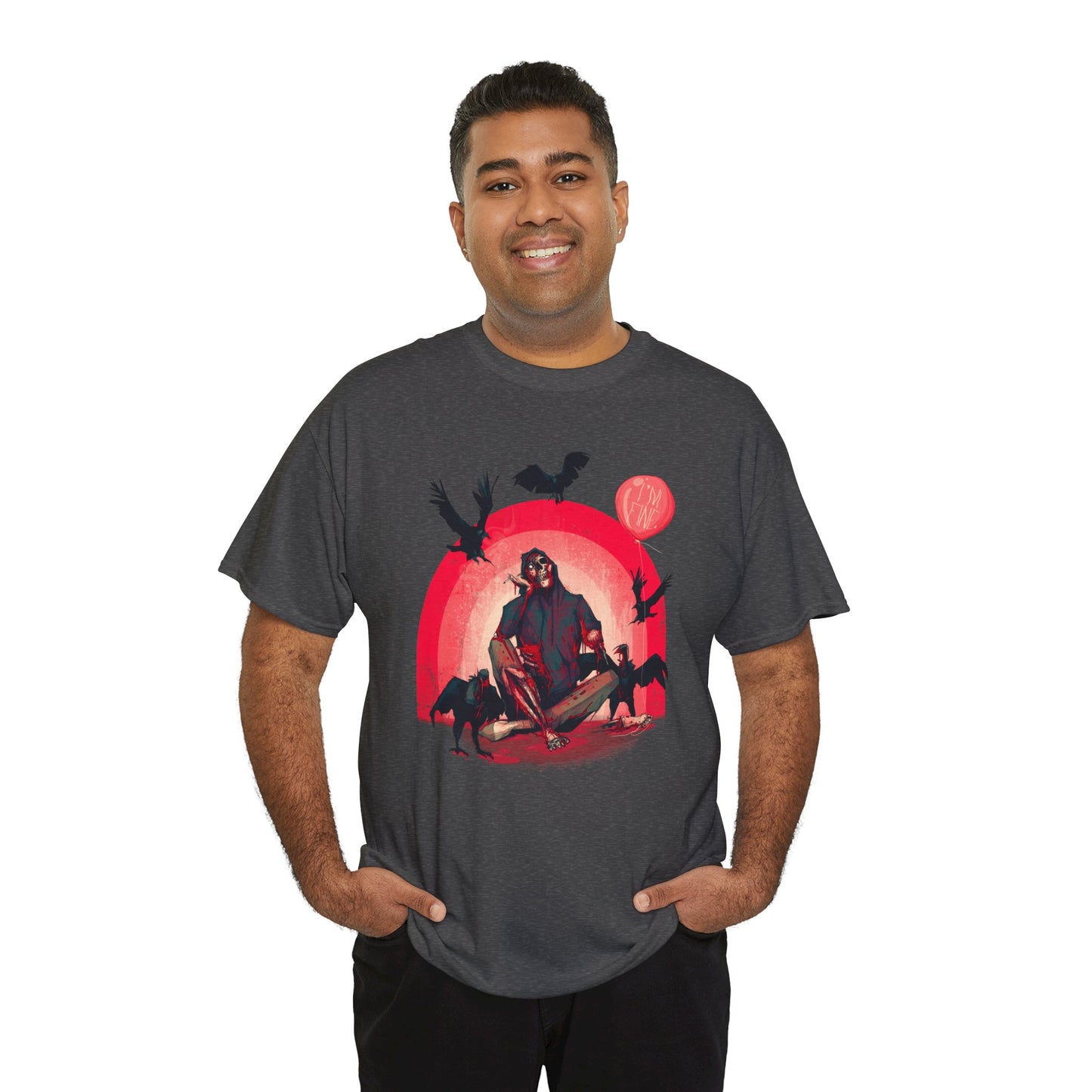 I'm Fine Unisex Heavy Cotton Tee