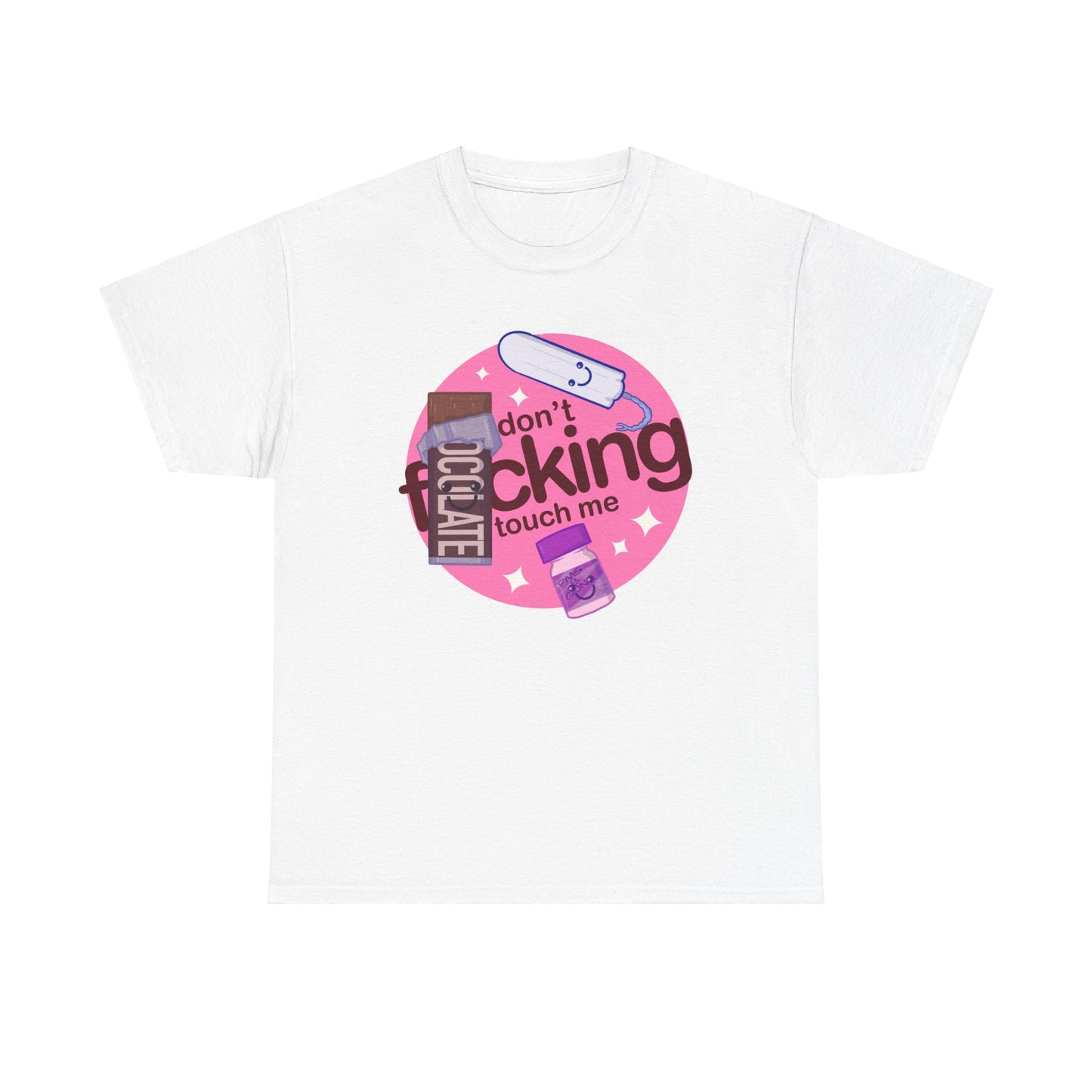 Don't Touch Me Unisex Heavy Cotton Tee