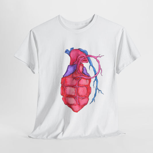 Heart Grenade Unisex Heavy Cotton Tee