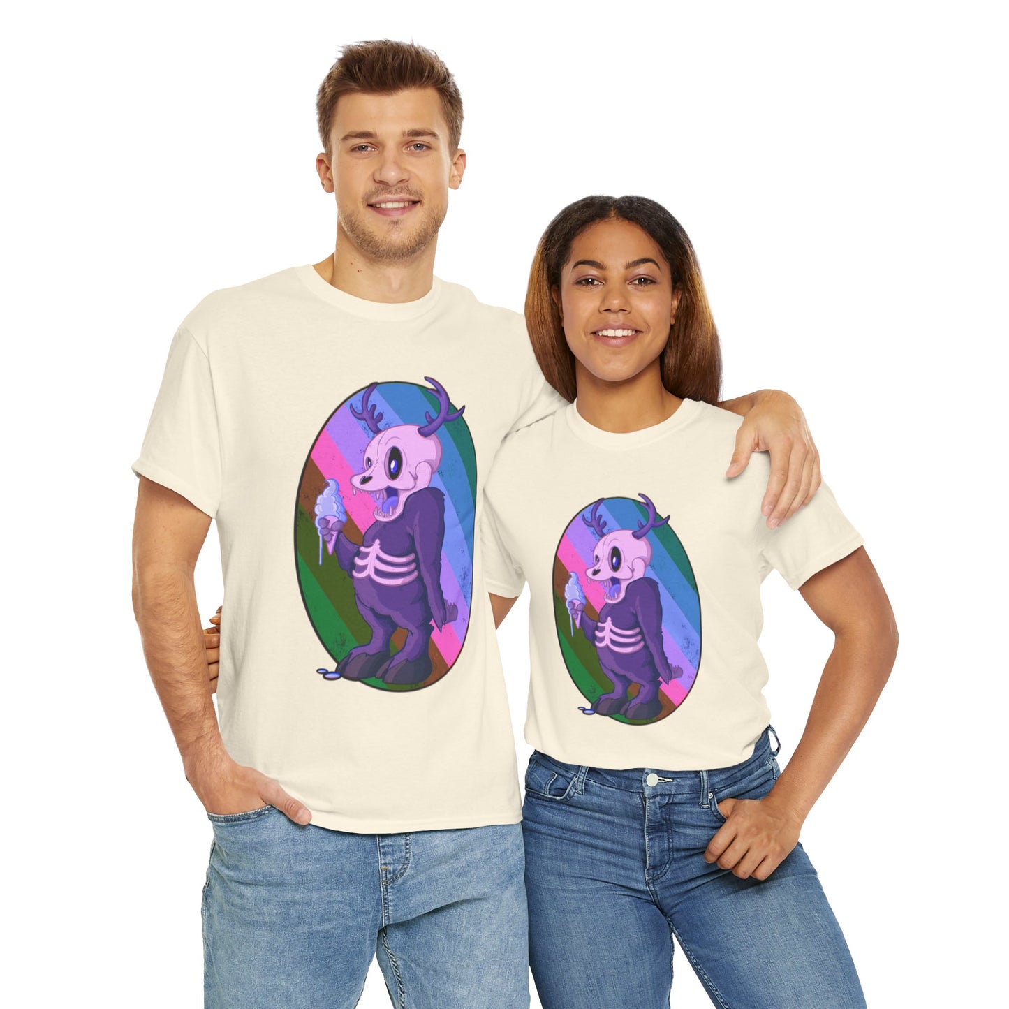Monster Ice Cream Unisex Heavy Cotton Tee