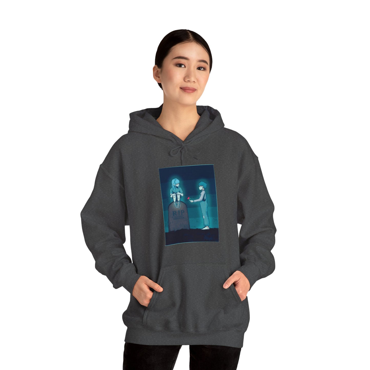 Ghost Kids Unisex Heavy Blend Hooded Sweatshirt