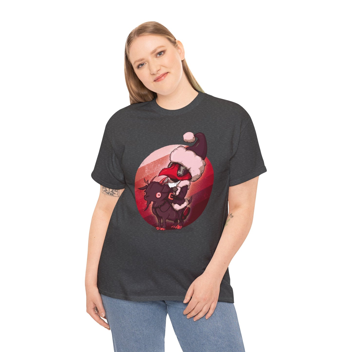 Plague Doctor Santa Unisex Heavy Cotton Tee