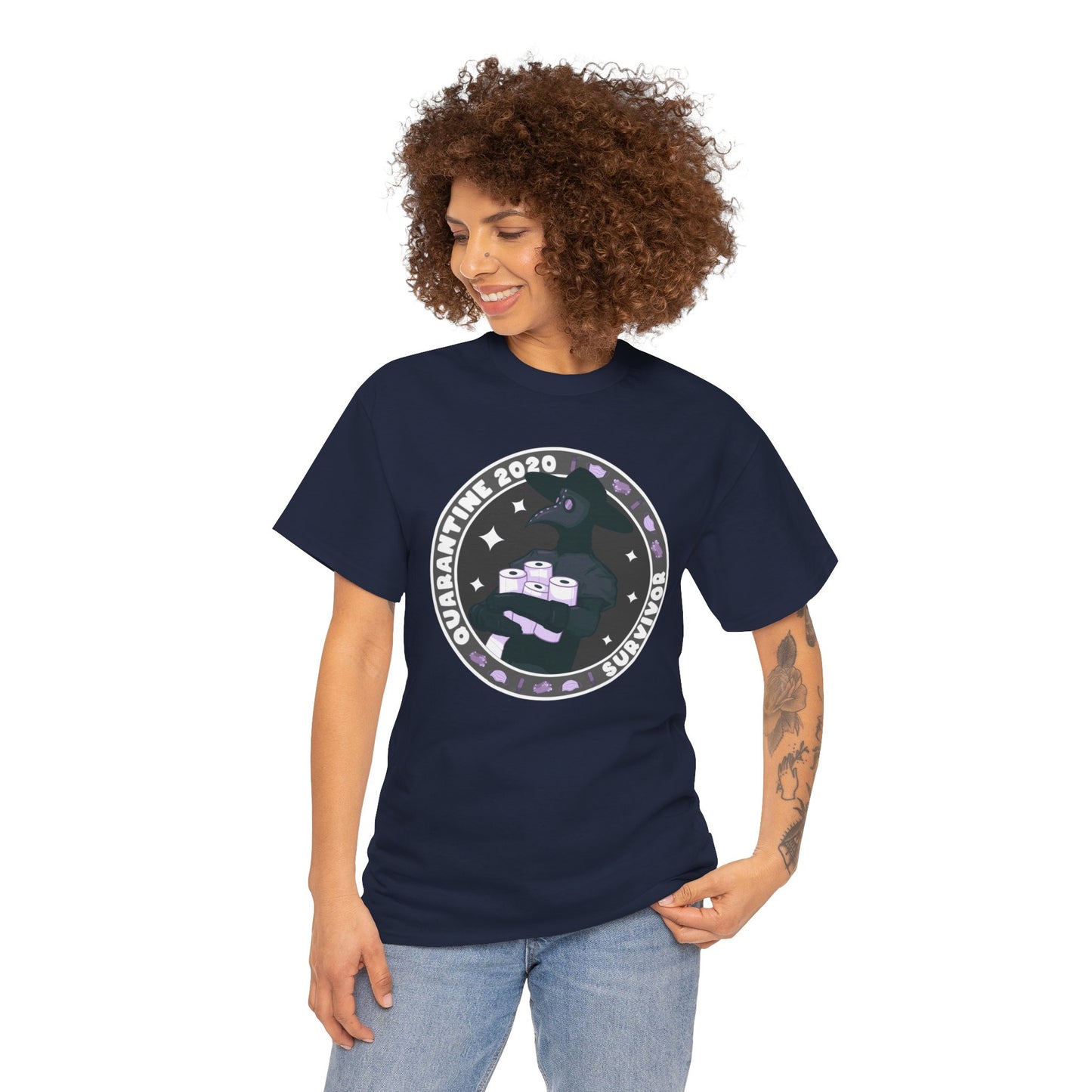Quarantine 2020 Survivor Unisex Heavy Cotton Tee