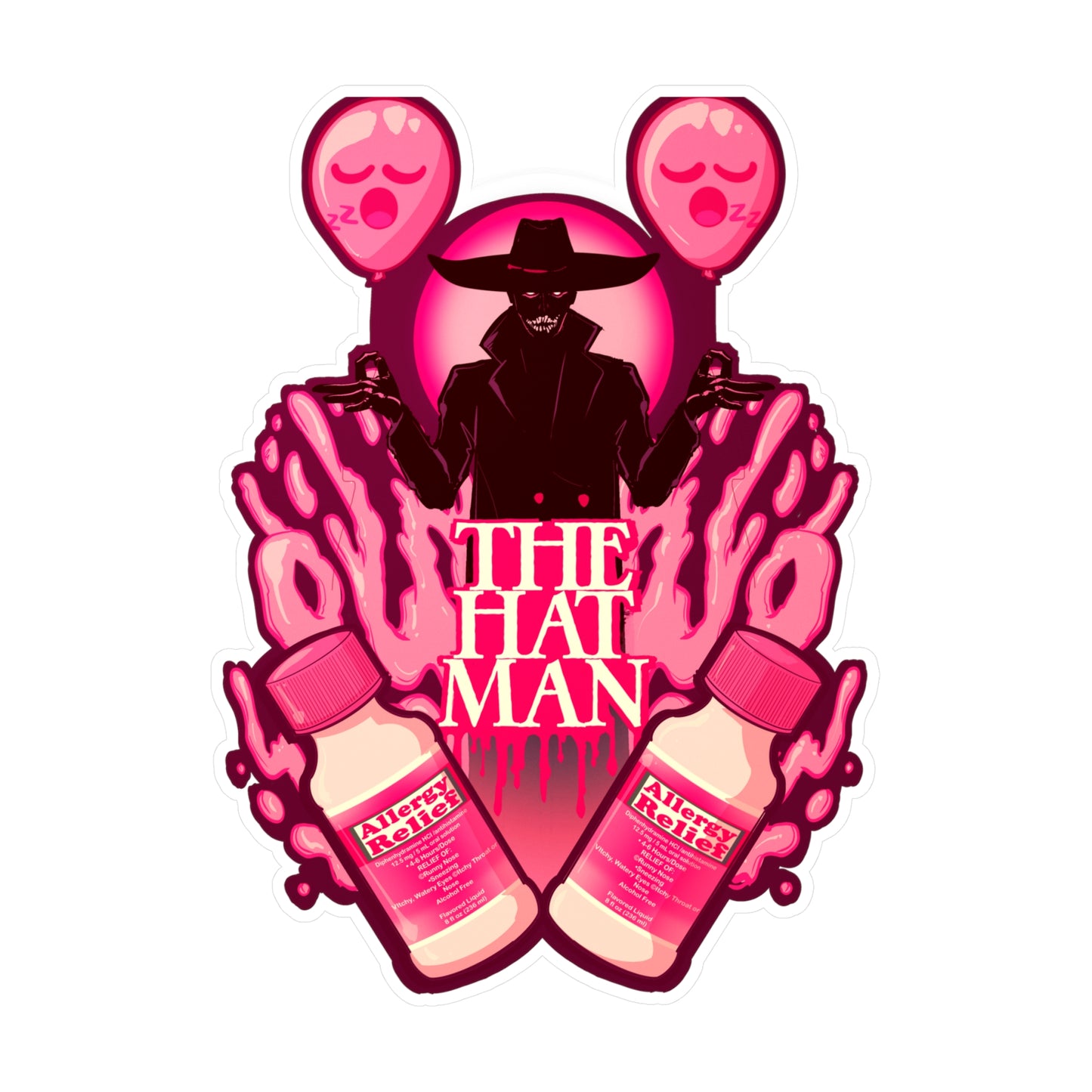 The Hat Man Kiss-Cut Vinyl Decal