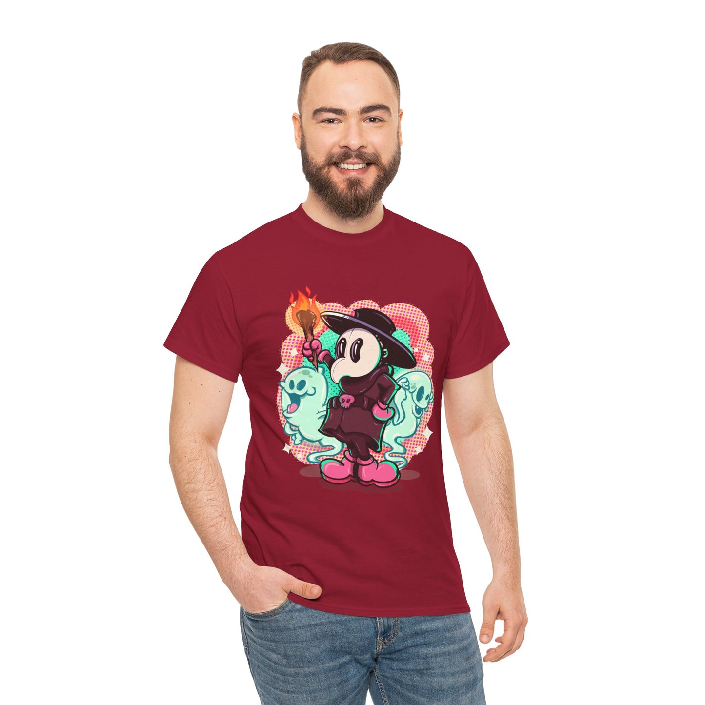 Rubber Hose Plague Doctor Unisex Heavy Cotton Tee