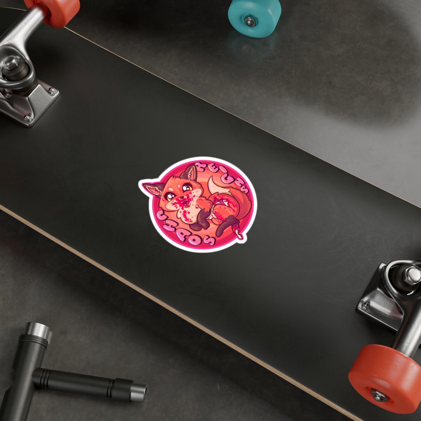 Chaos Reigns Kiss-Cut Vinyl Decal