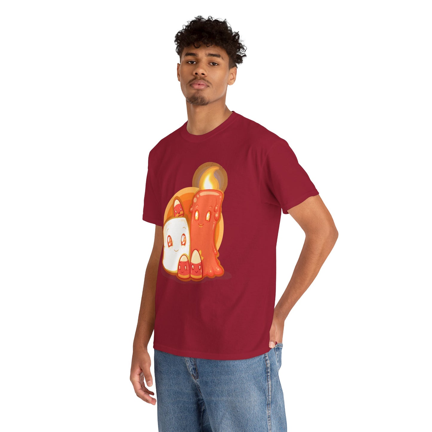 How Candy Corn Is Made Unisex Heavy Cotton Tee