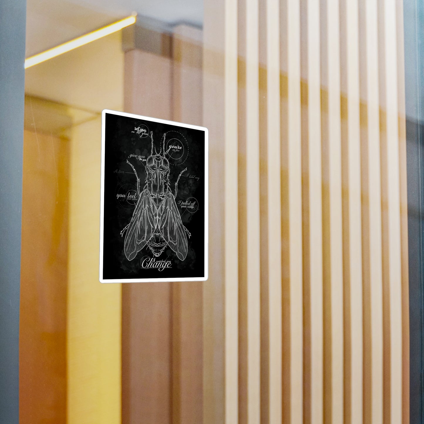 The Fly Kiss-Cut Vinyl Decal