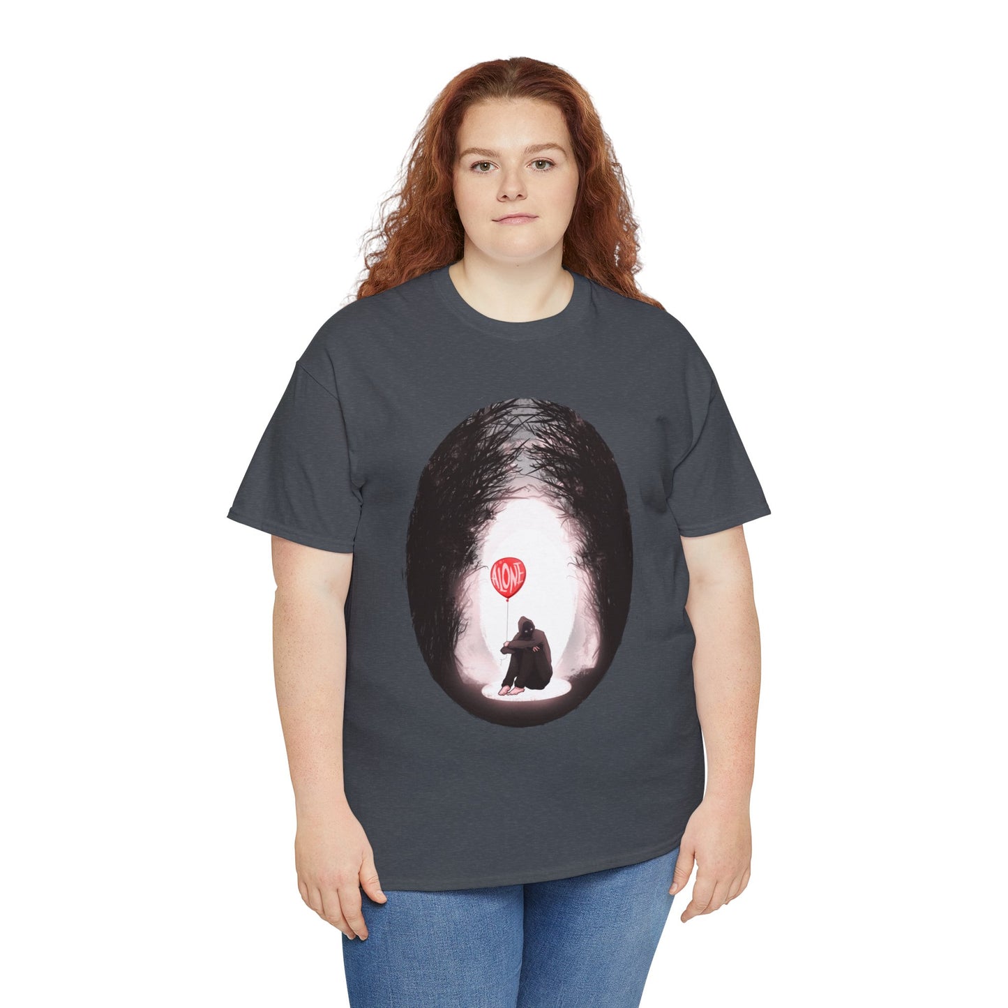 Forever Alone Unisex Heavy Cotton Tee