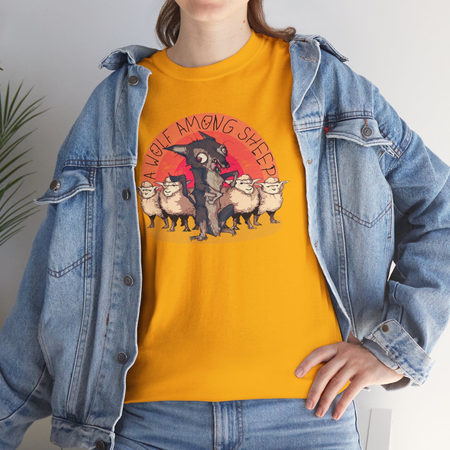 A Wolf Among Sheep Unisex Heavy Cotton Tee