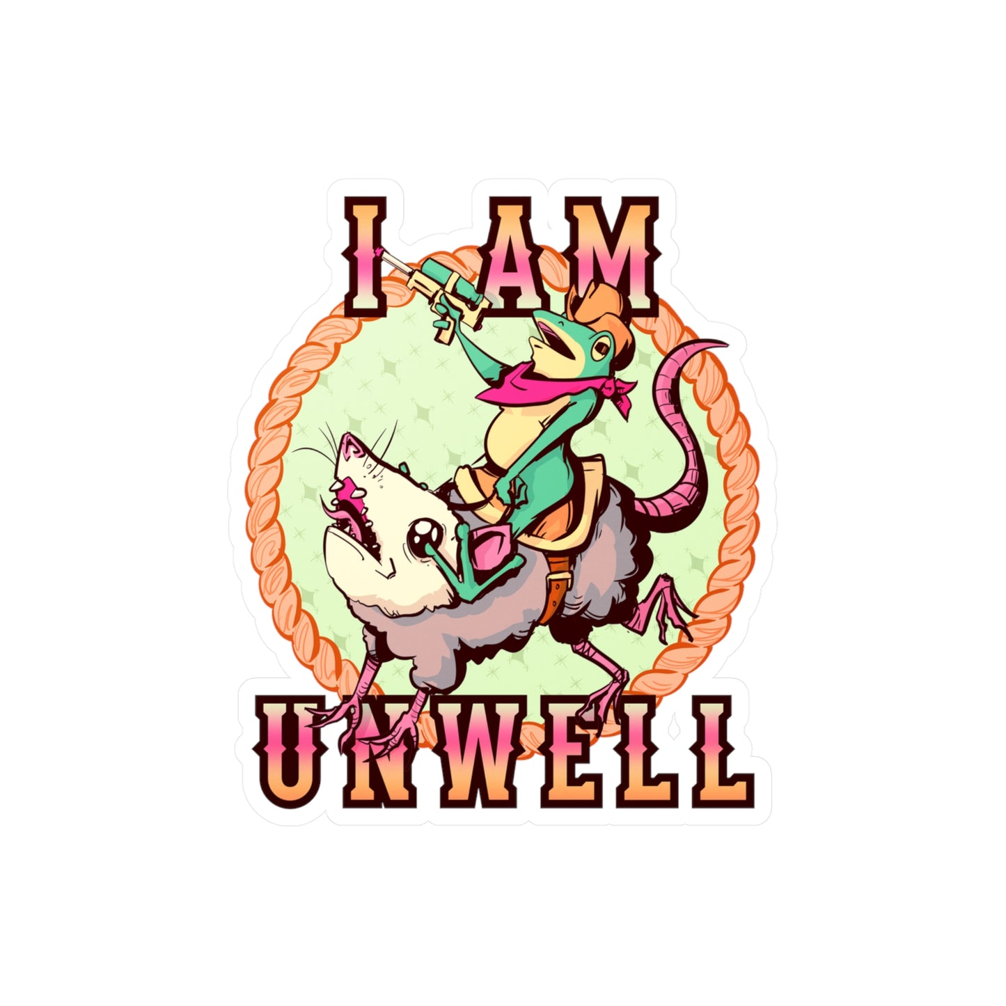 I Am Unwell Kiss-Cut Vinyl Decal