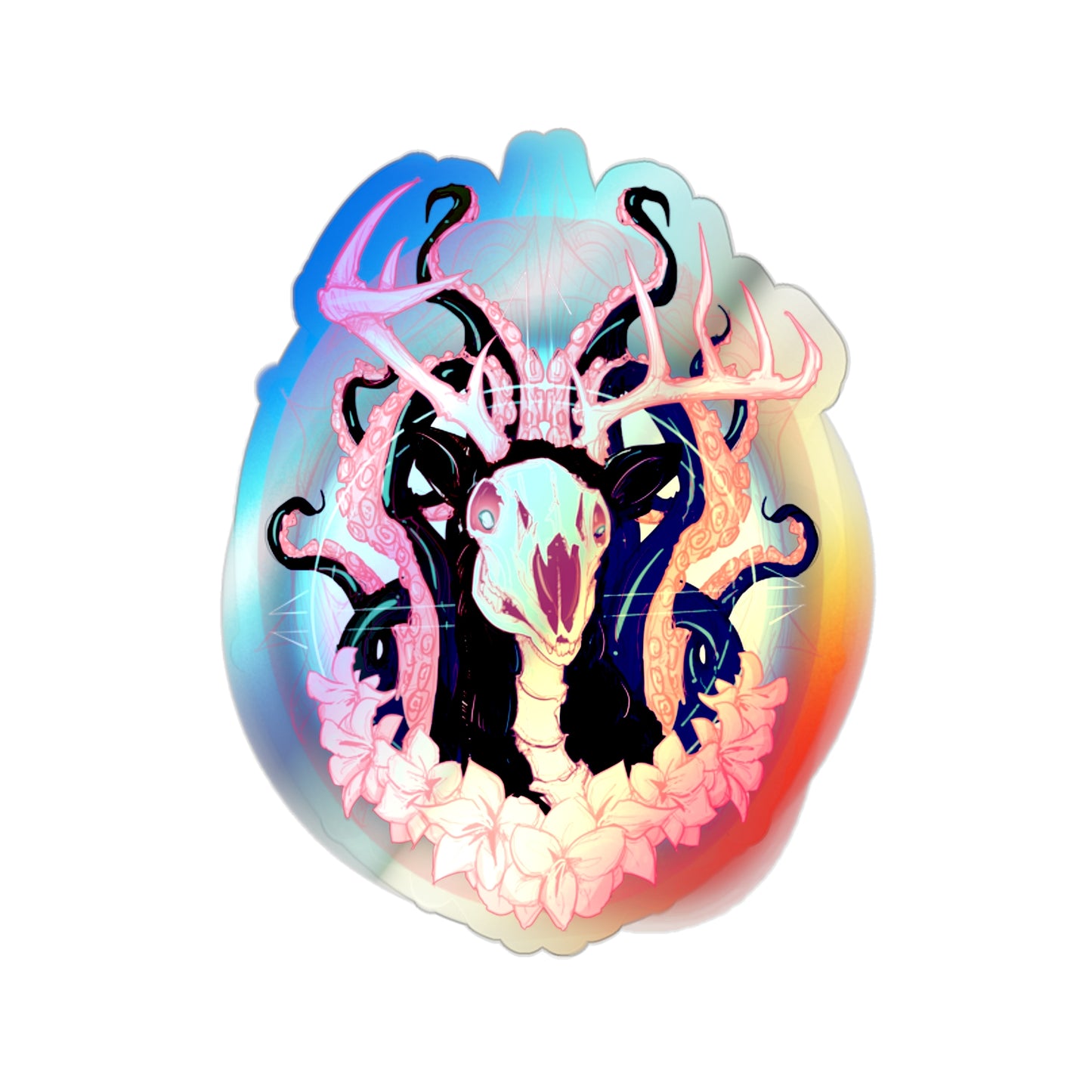 Entropy Holographic Die-cut Stickers