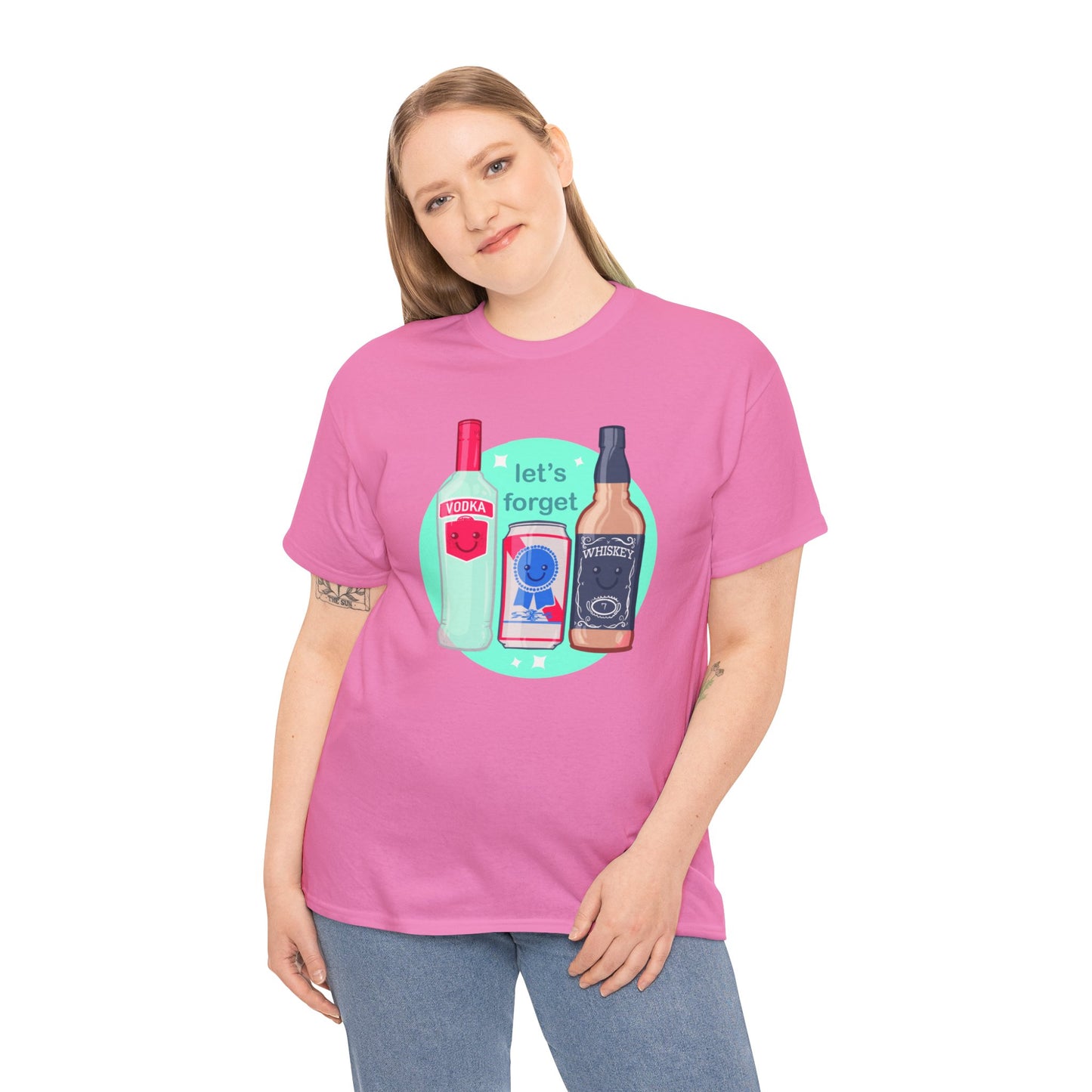 Let's Forget Unisex Heavy Cotton Tee