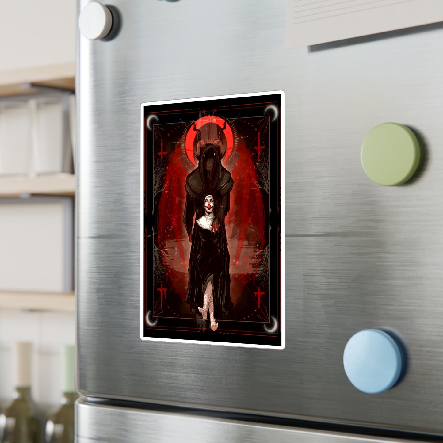 Today Satan Kiss-Cut Vinyl Decal