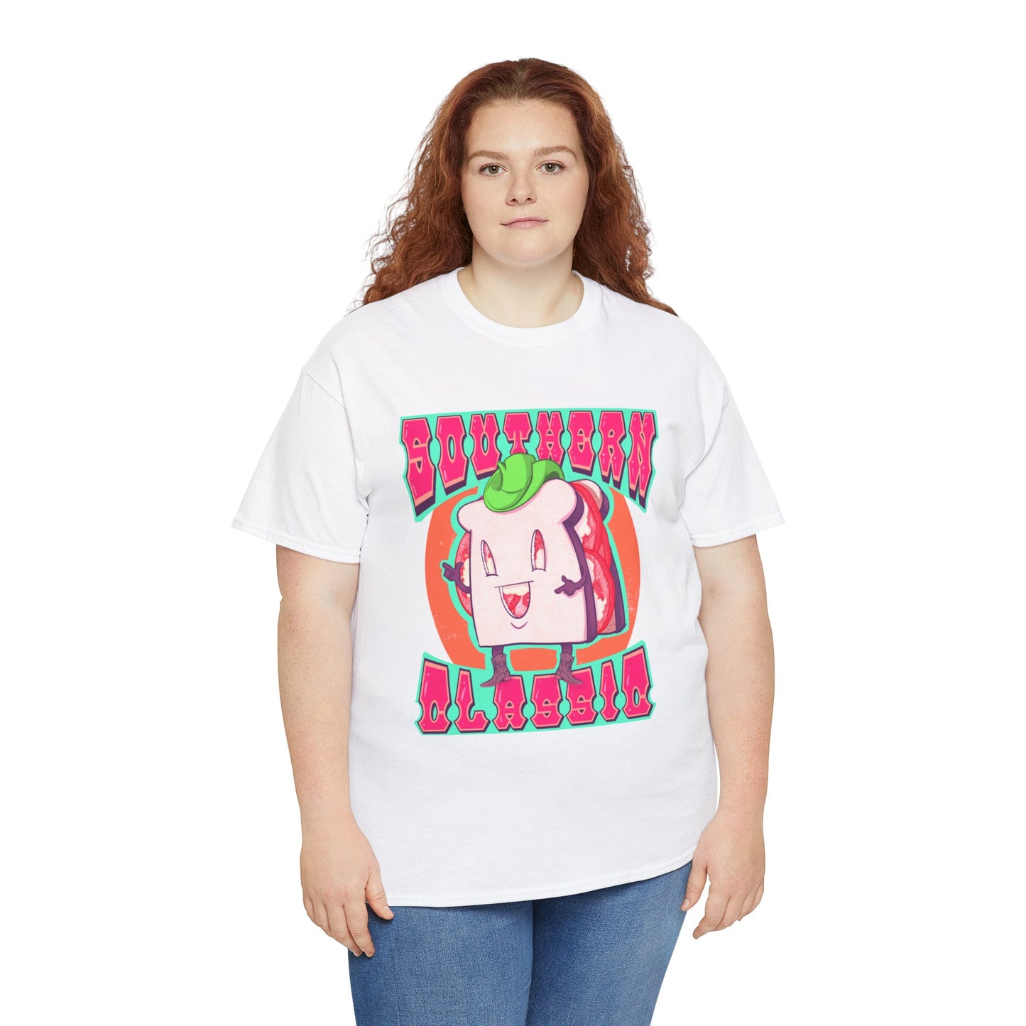 Tomato Sandwich Unisex Heavy Cotton Tee