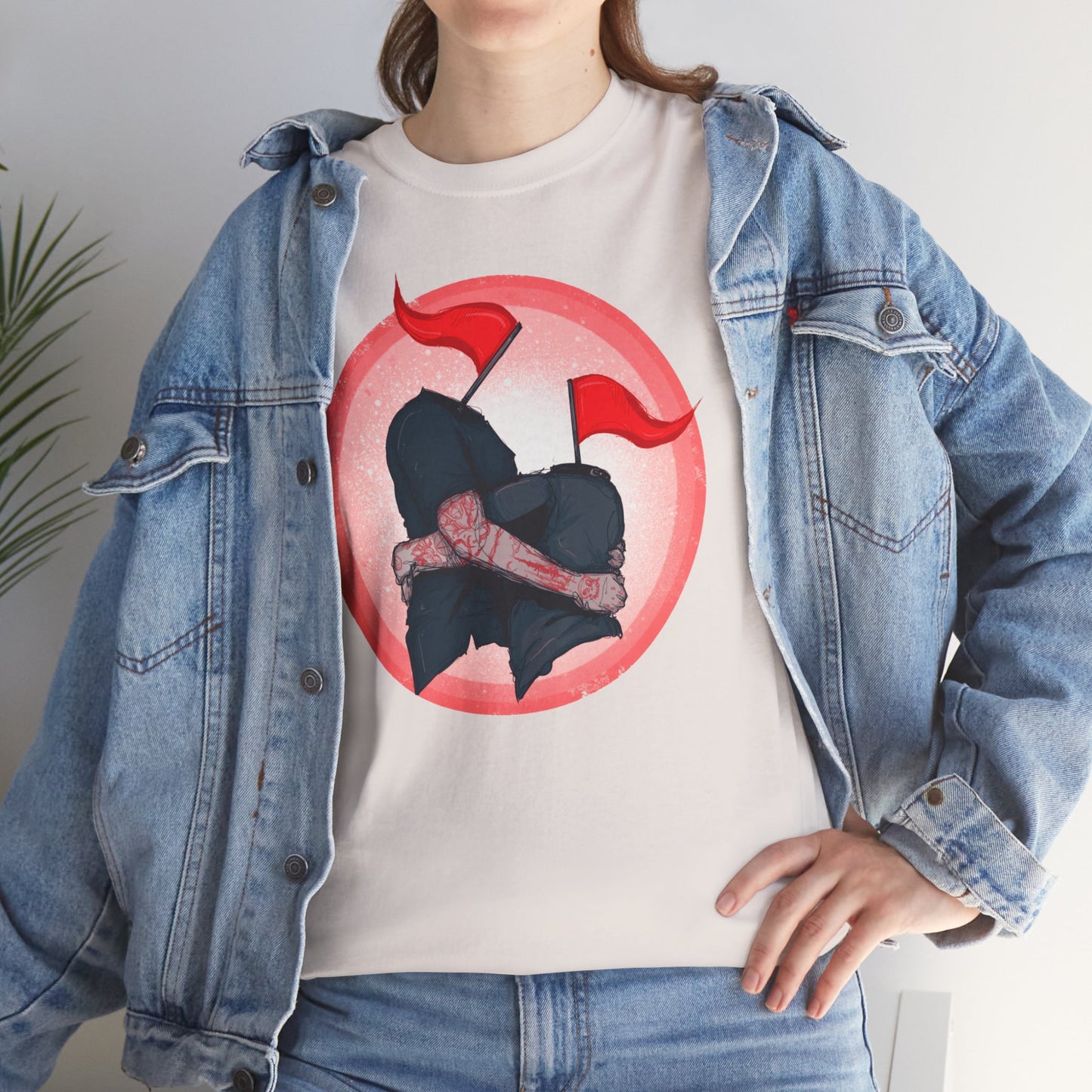 Red Flags Unisex Heavy Cotton Tee