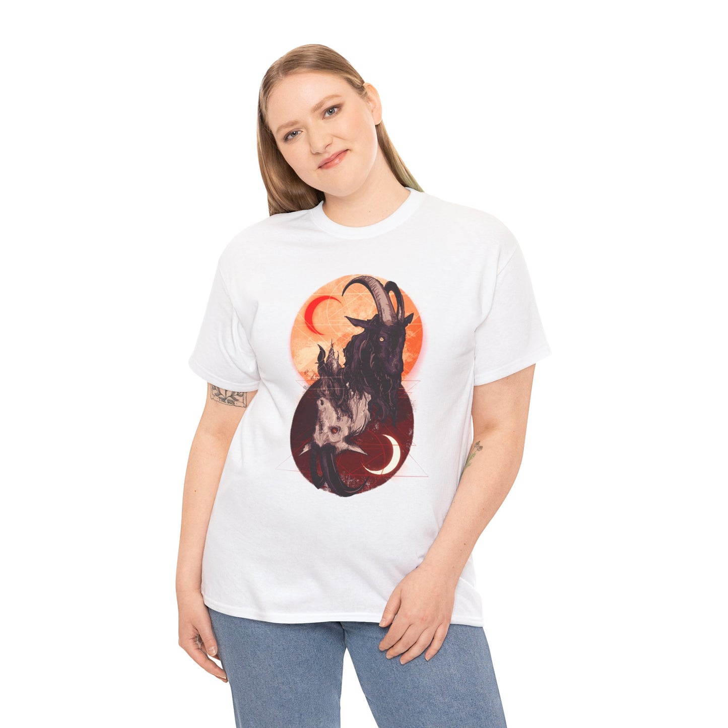 As Above So Below V Unisex Heavy Cotton Tee