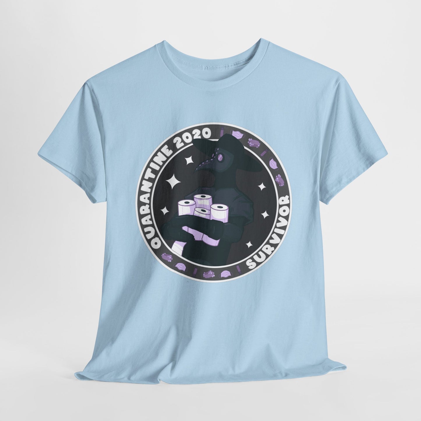 Quarantine 2020 Survivor Unisex Heavy Cotton Tee