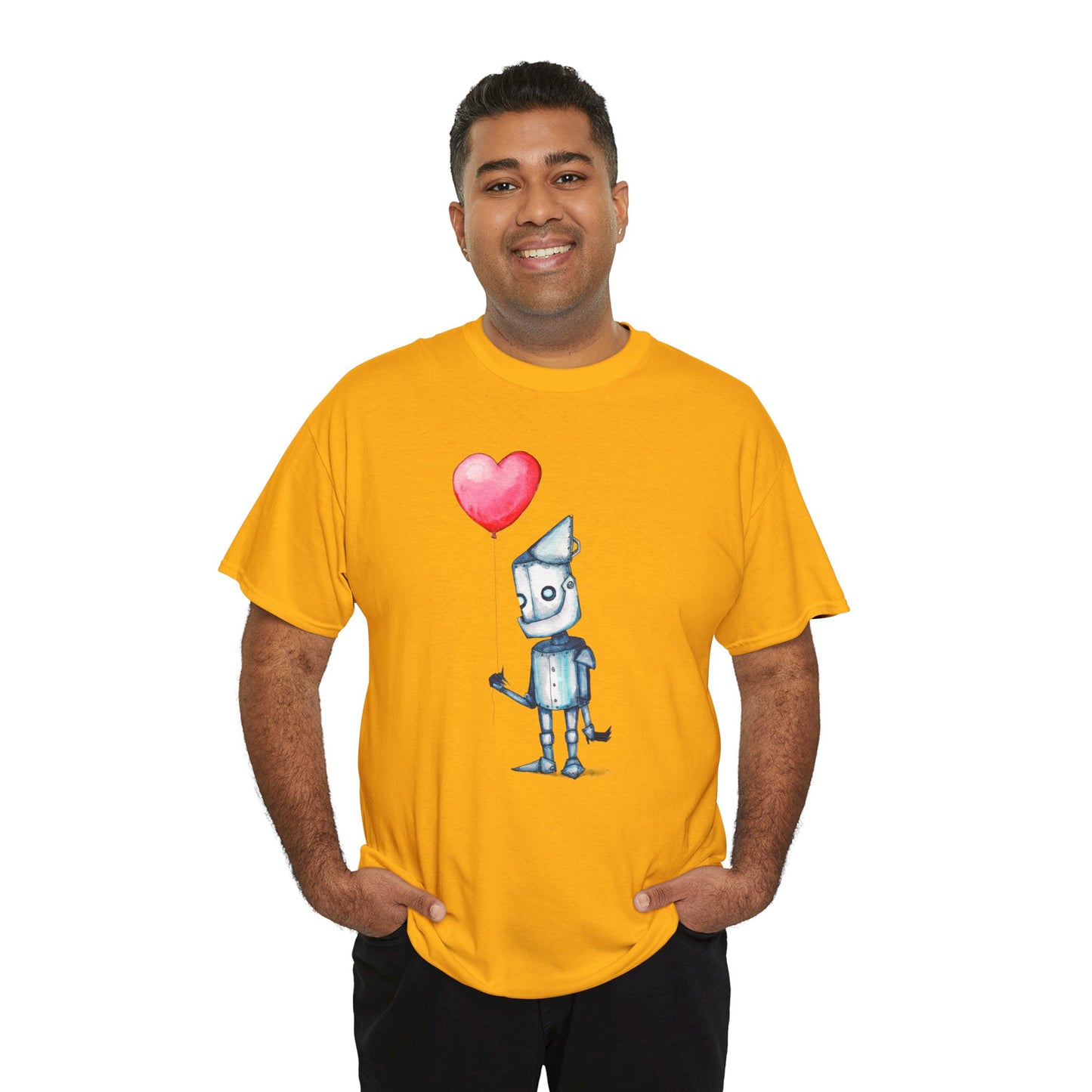 Tinman Gets A Heart Unisex Heavy Cotton Tee