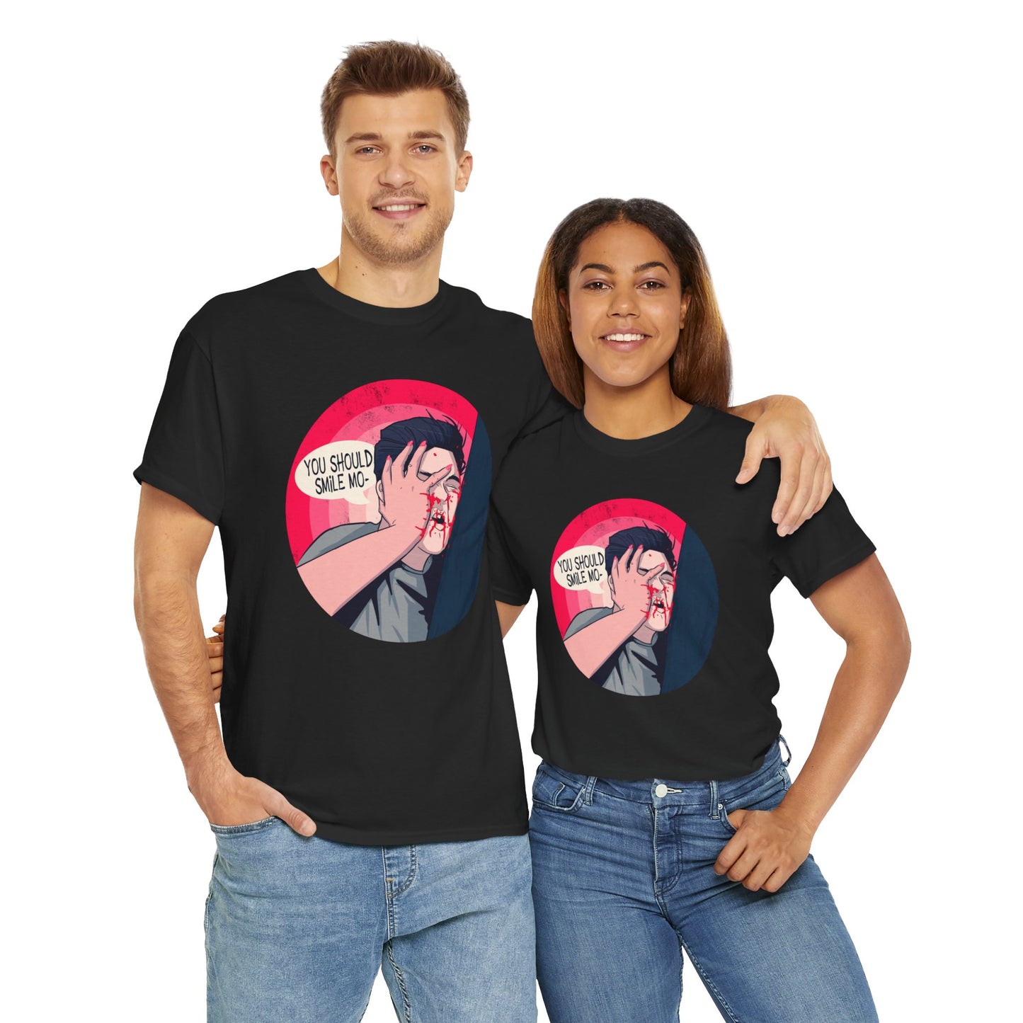 Smile Unisex Heavy Cotton Tee
