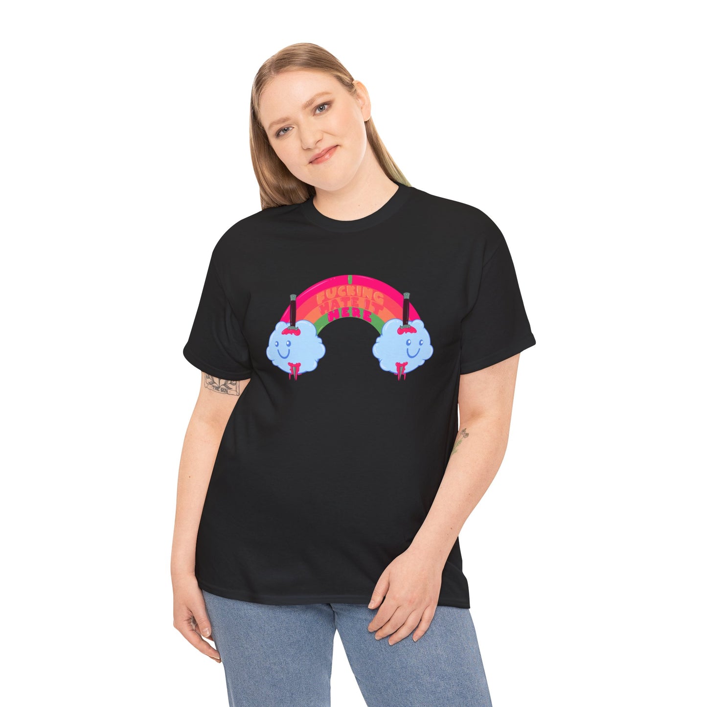 I Fucking Hate It Here Unisex Heavy Cotton Tee