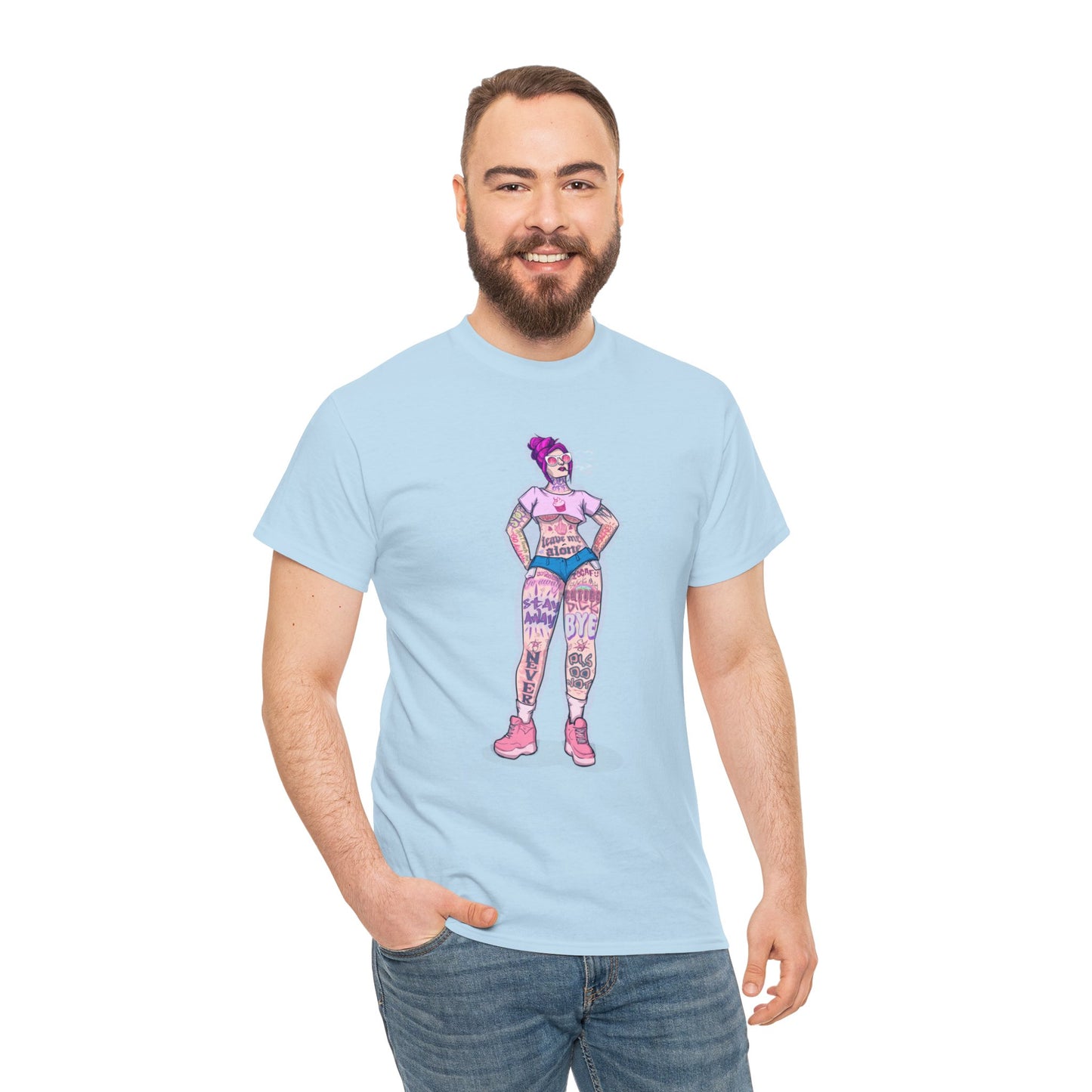 Antisocial Tattoos Unisex Heavy Cotton Tee