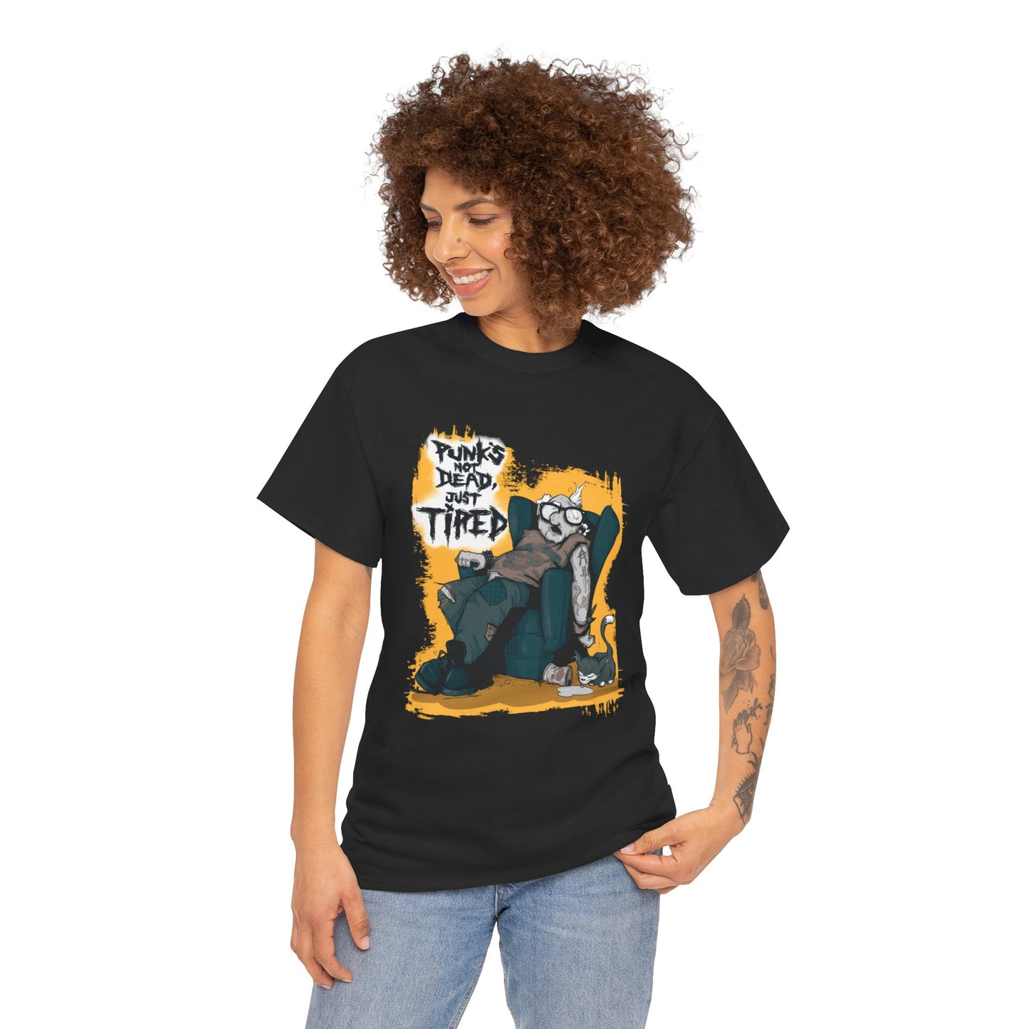 Old Punk Unisex Heavy Cotton Tee
