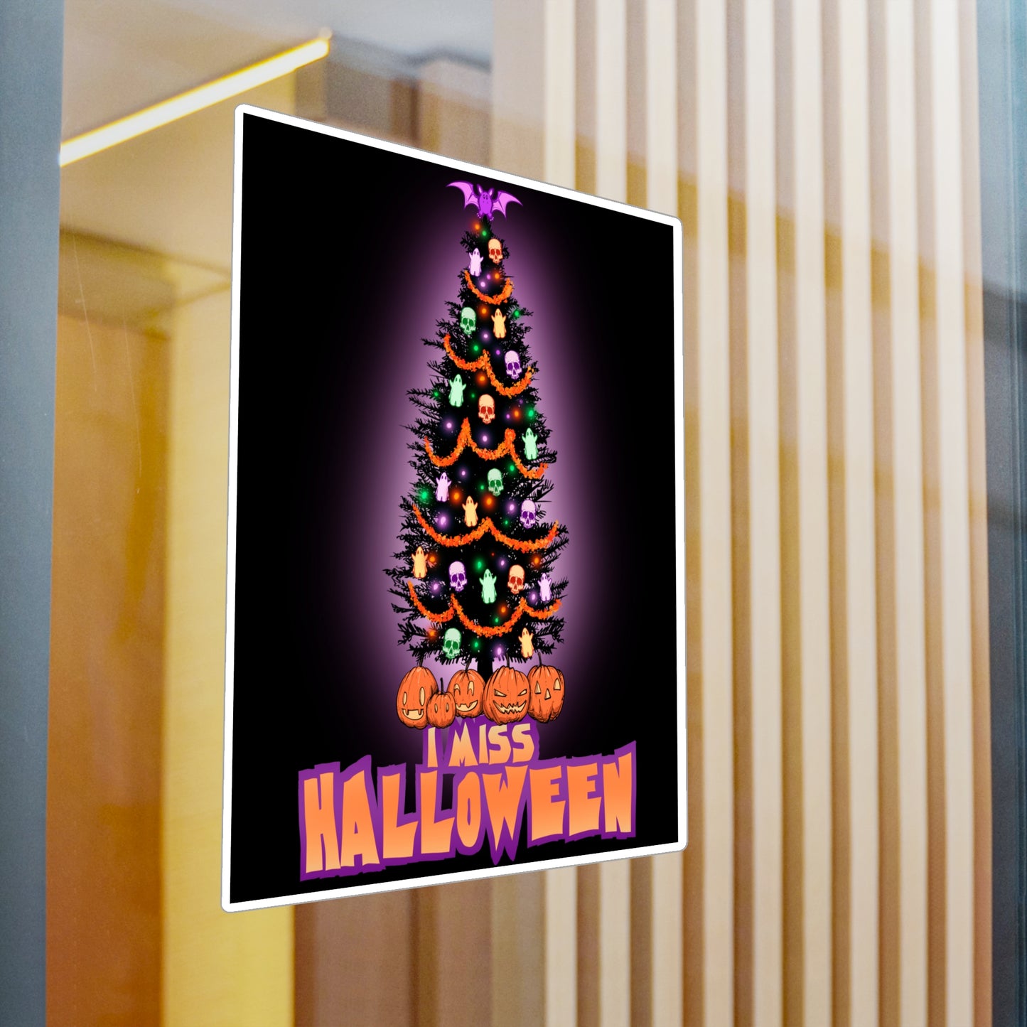 I Miss Halloween Kiss-Cut Vinyl Decal