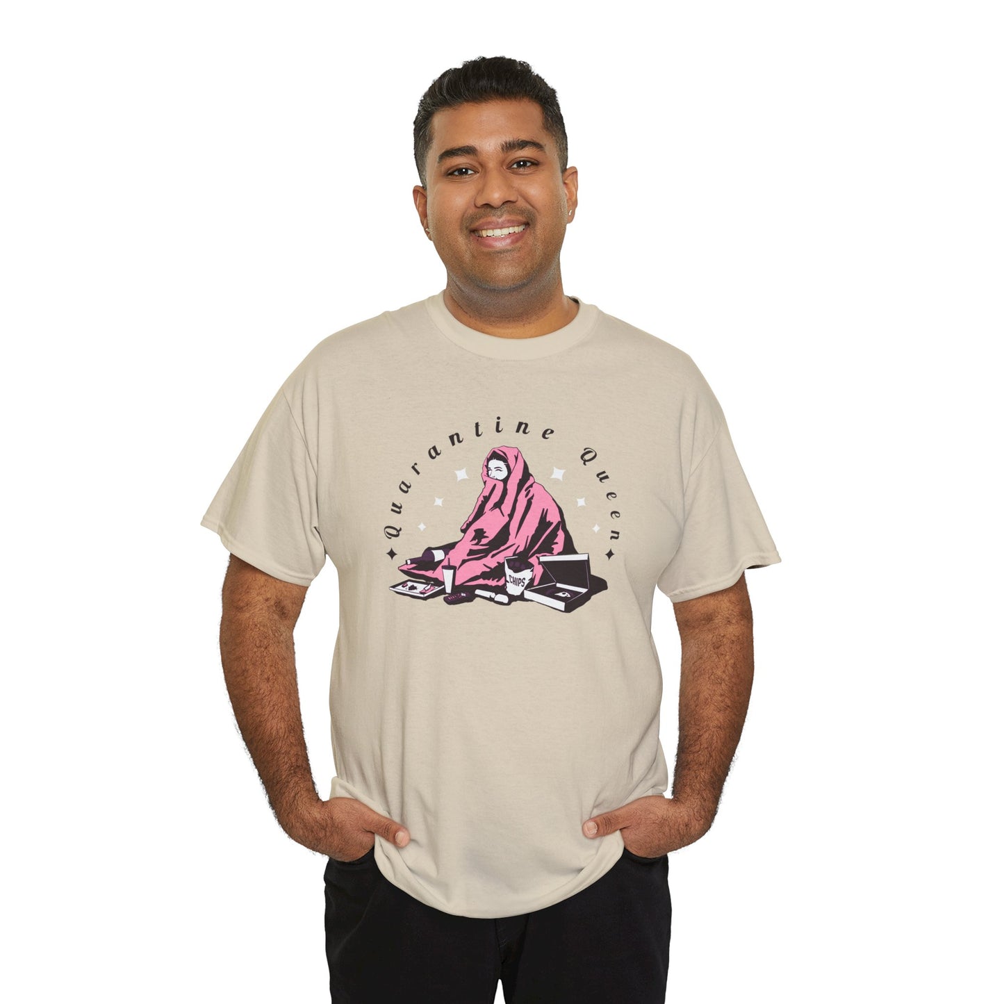 Quarantine Queen Unisex Heavy Cotton Tee
