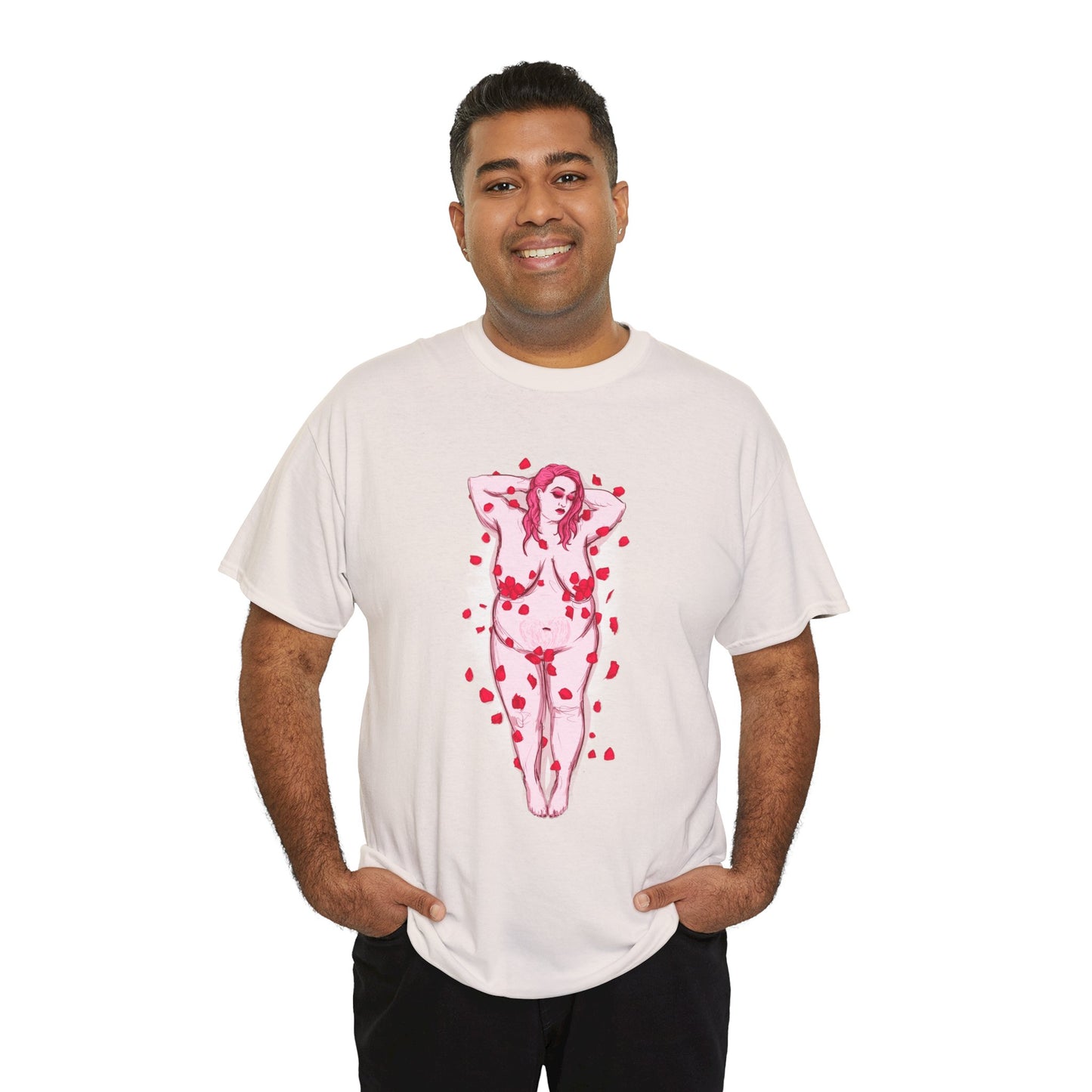 Stretch Heart Unisex Heavy Cotton Tee