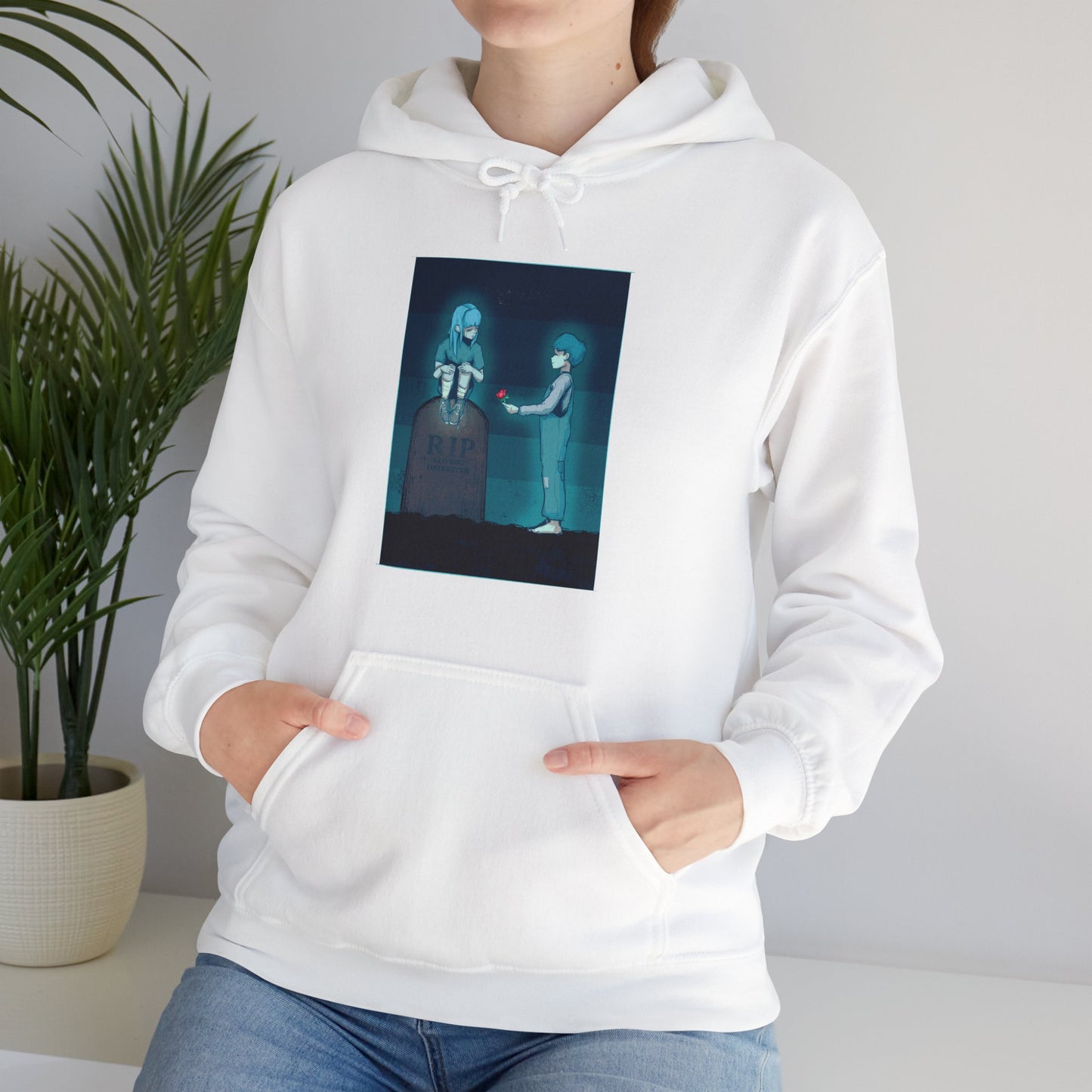 Ghost Kids Unisex Heavy Blend Hooded Sweatshirt