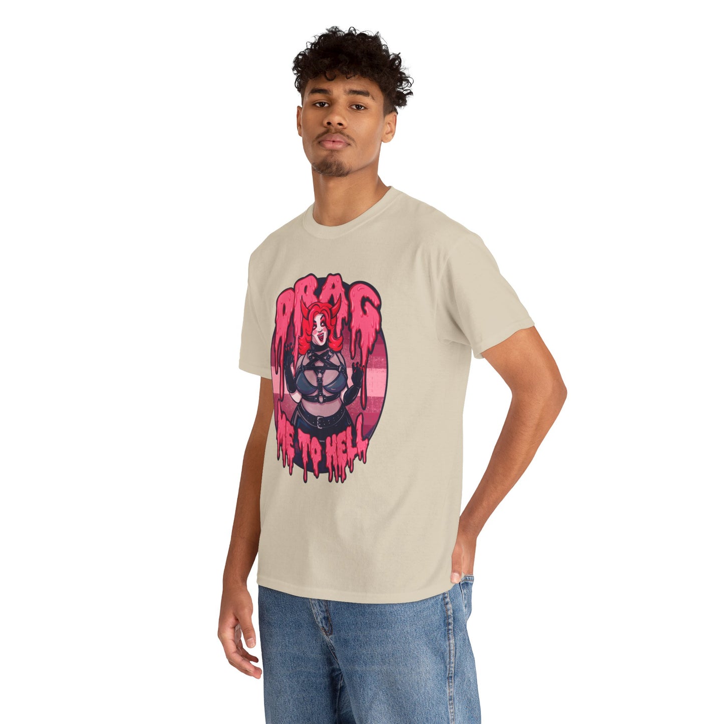 Drag Me To Hell Unisex Heavy Cotton Tee