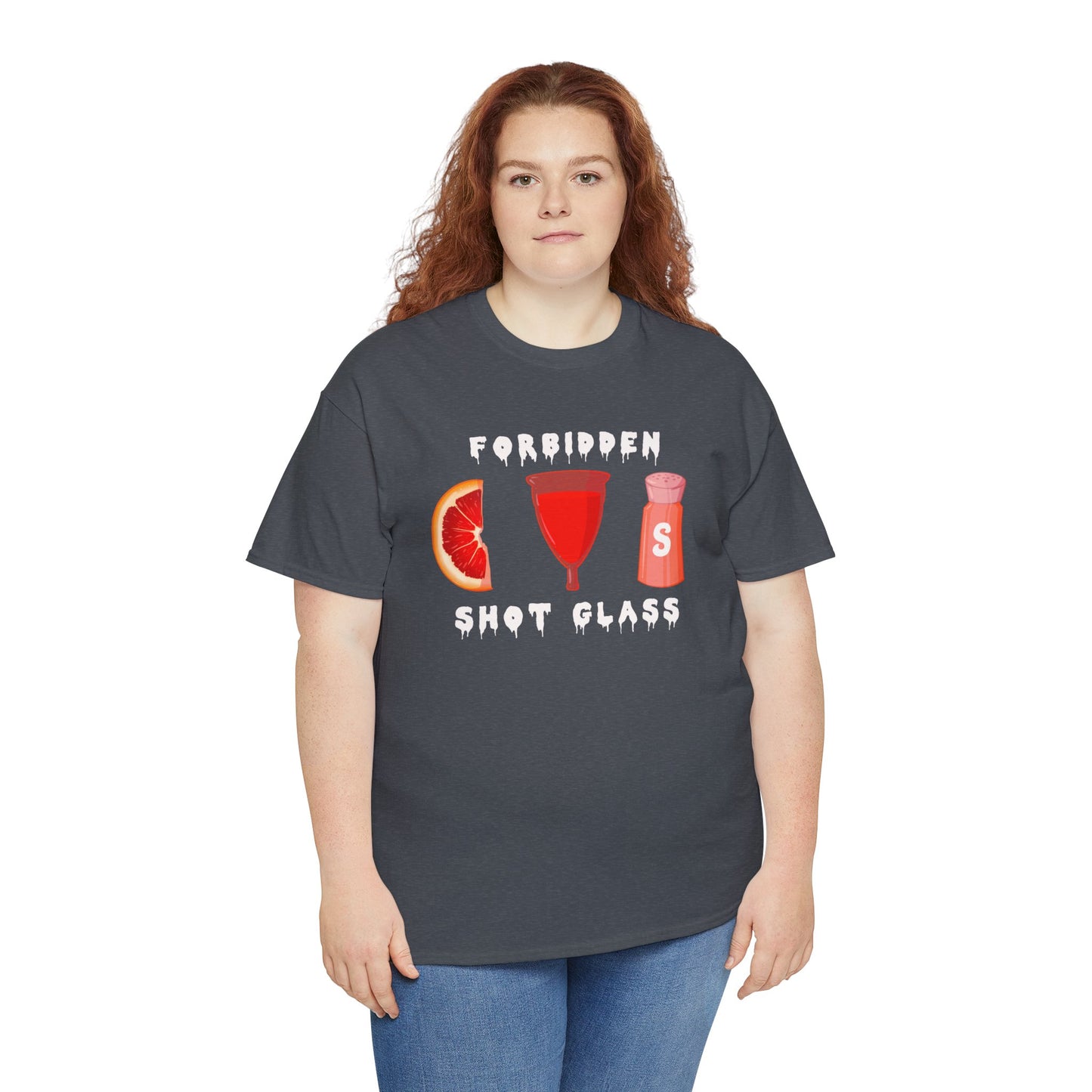 Forbidden Shot Glass Unisex Heavy Cotton Tee