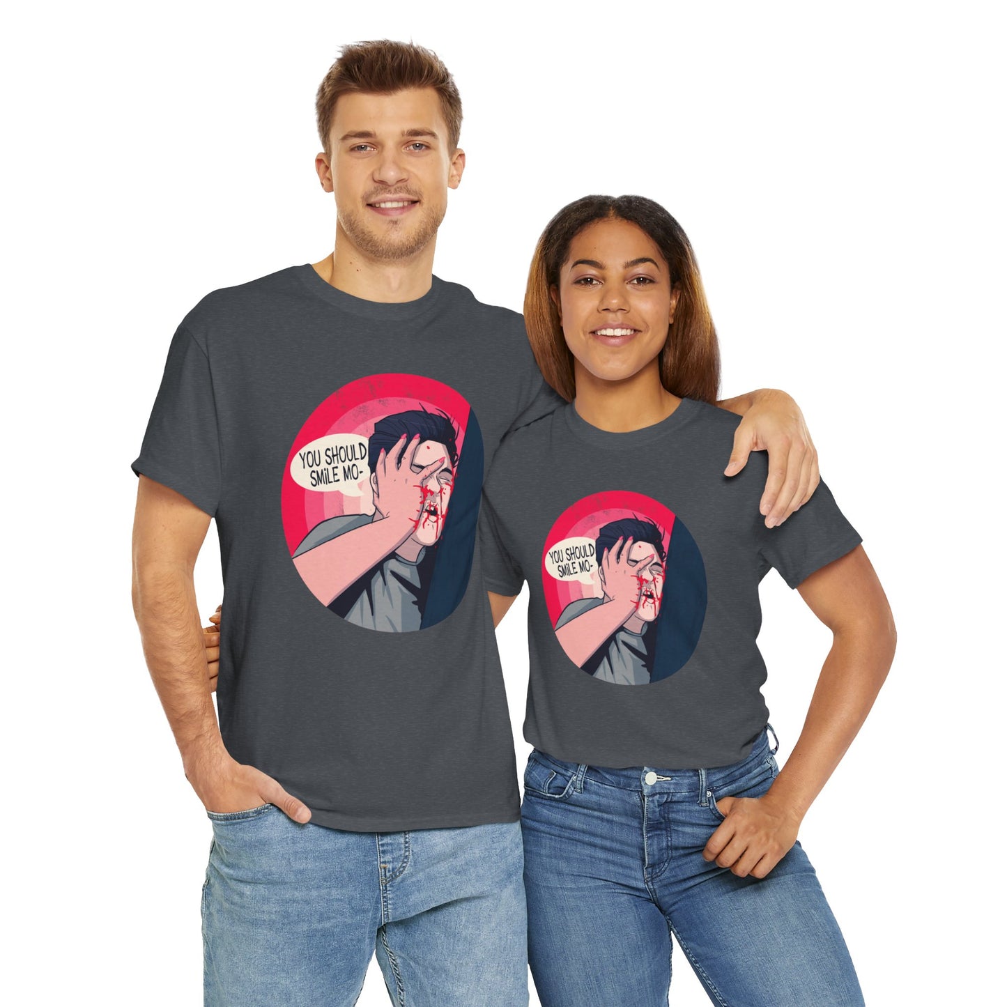 Smile Unisex Heavy Cotton Tee