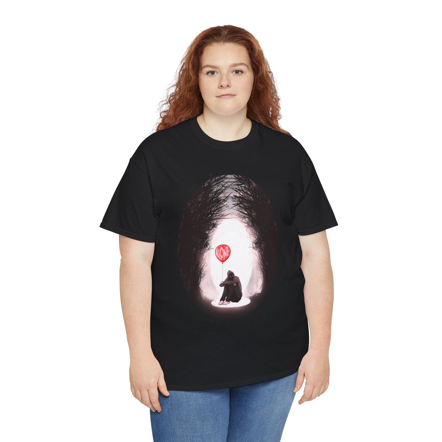 Forever Alone Unisex Heavy Cotton Tee