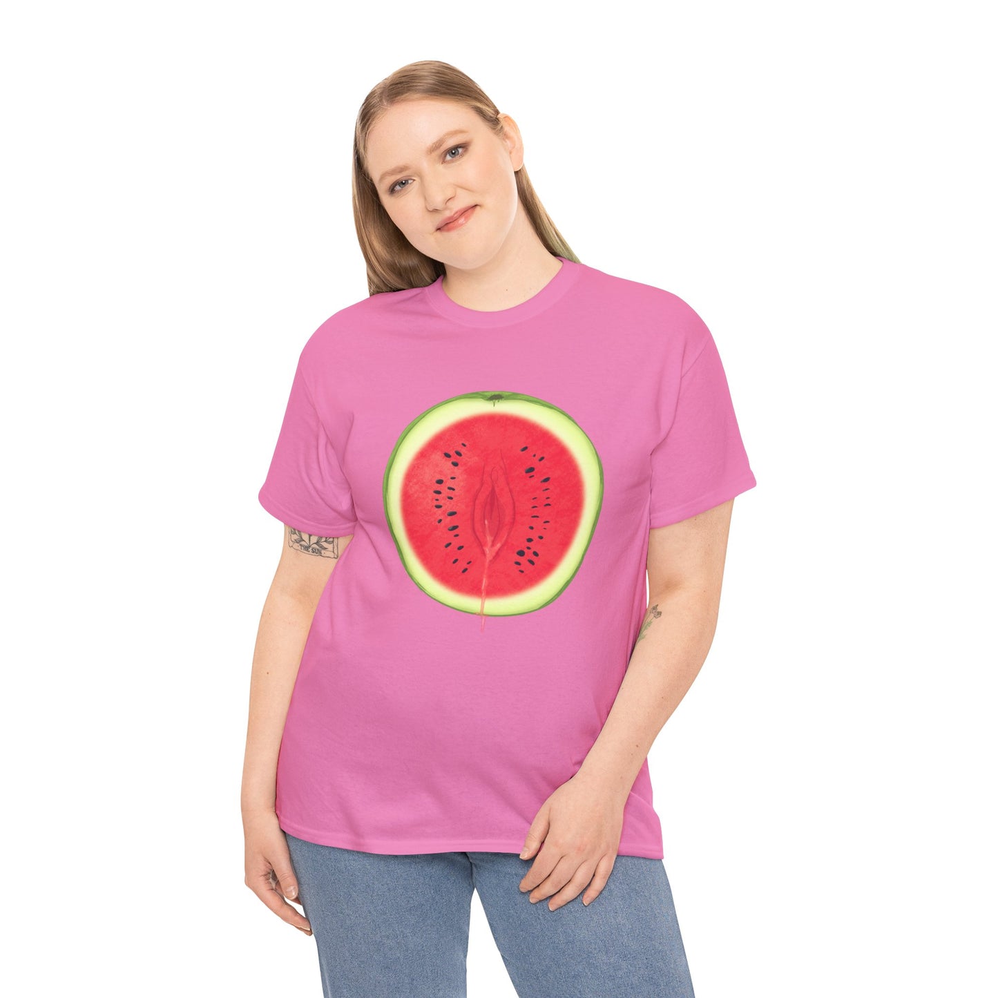 Juicy Watermelon Unisex Heavy Cotton Tee
