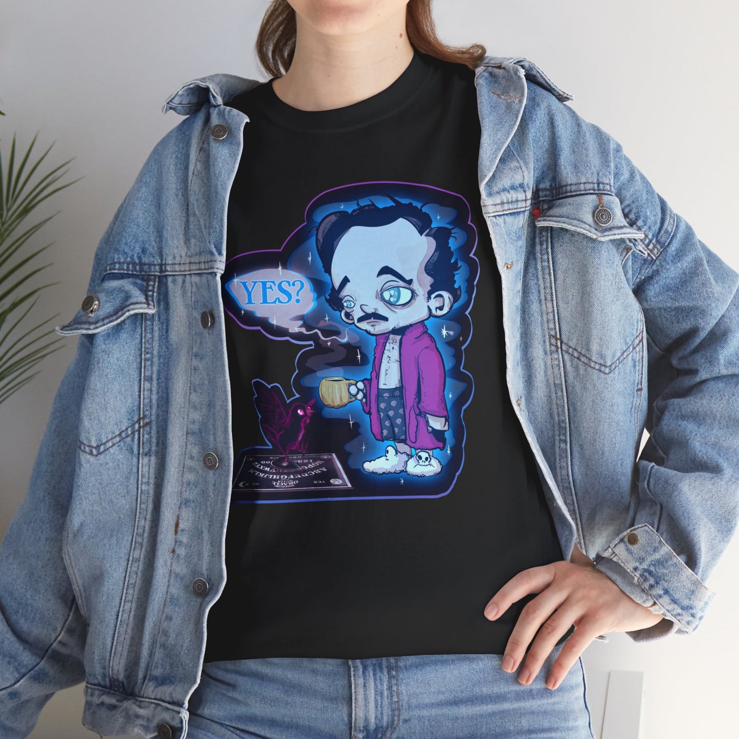 Edgar Allan Ghost Unisex Heavy Cotton Tee