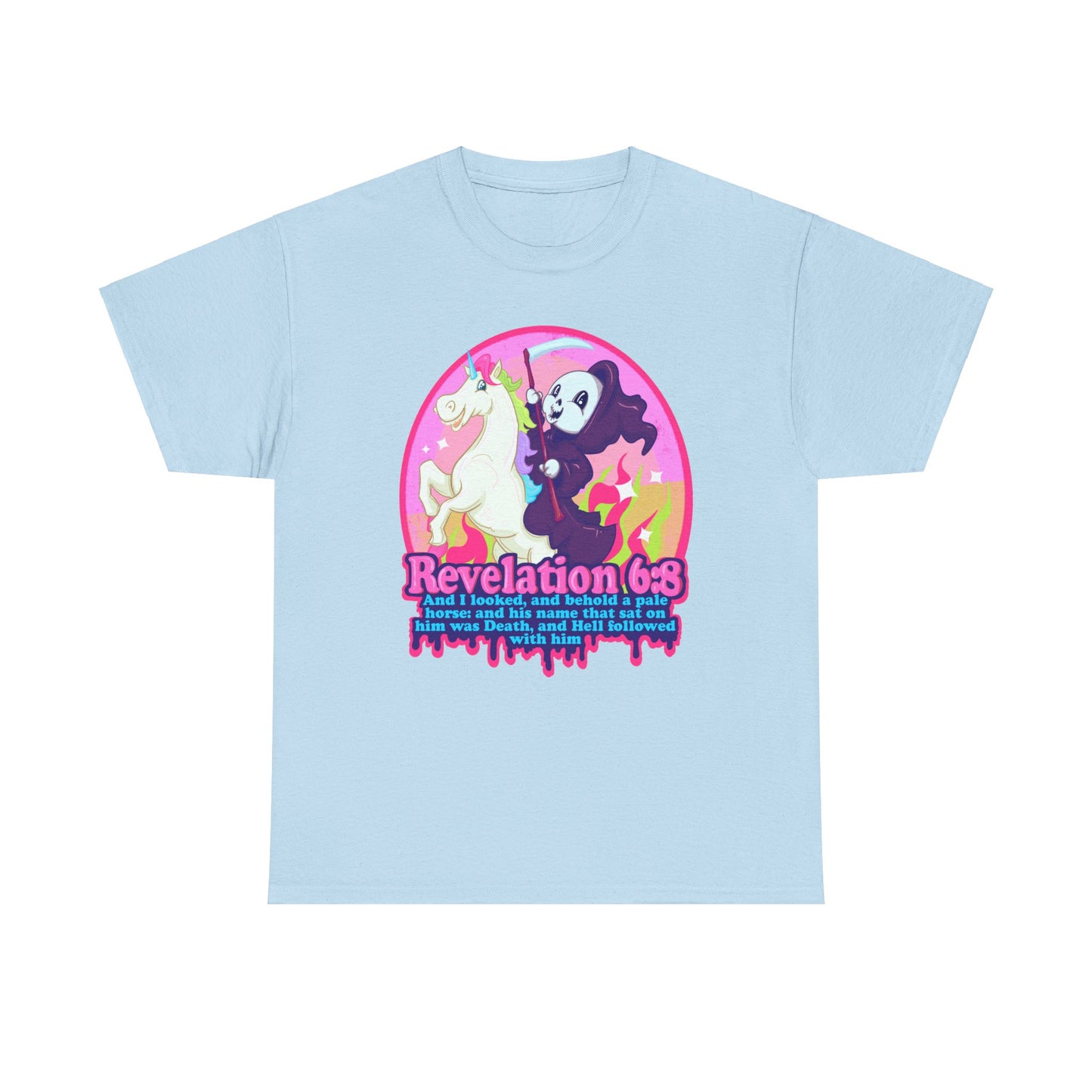 Revelation 6:8 Unisex Heavy Cotton Tee