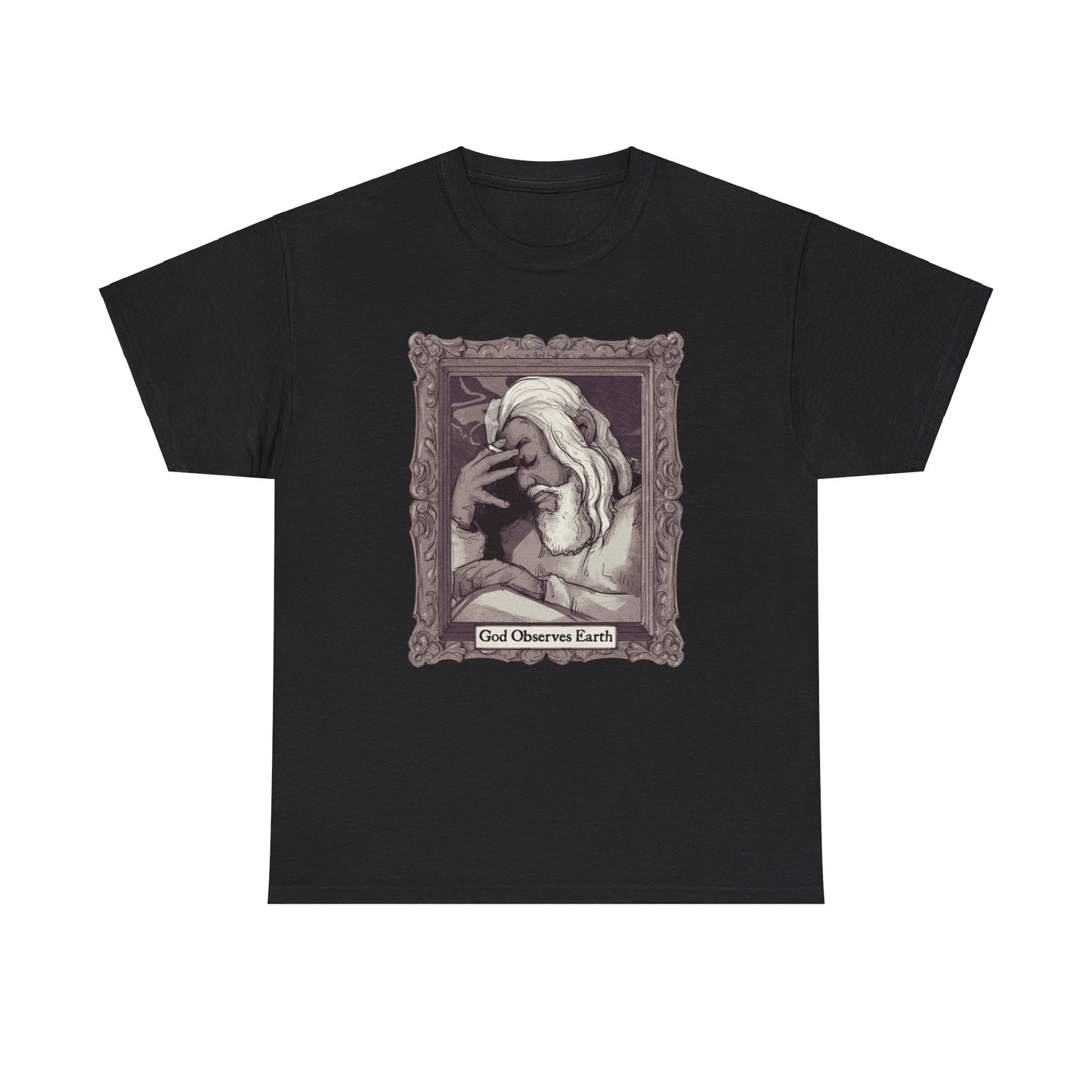 God Observes Earth Unisex Heavy Cotton Tee