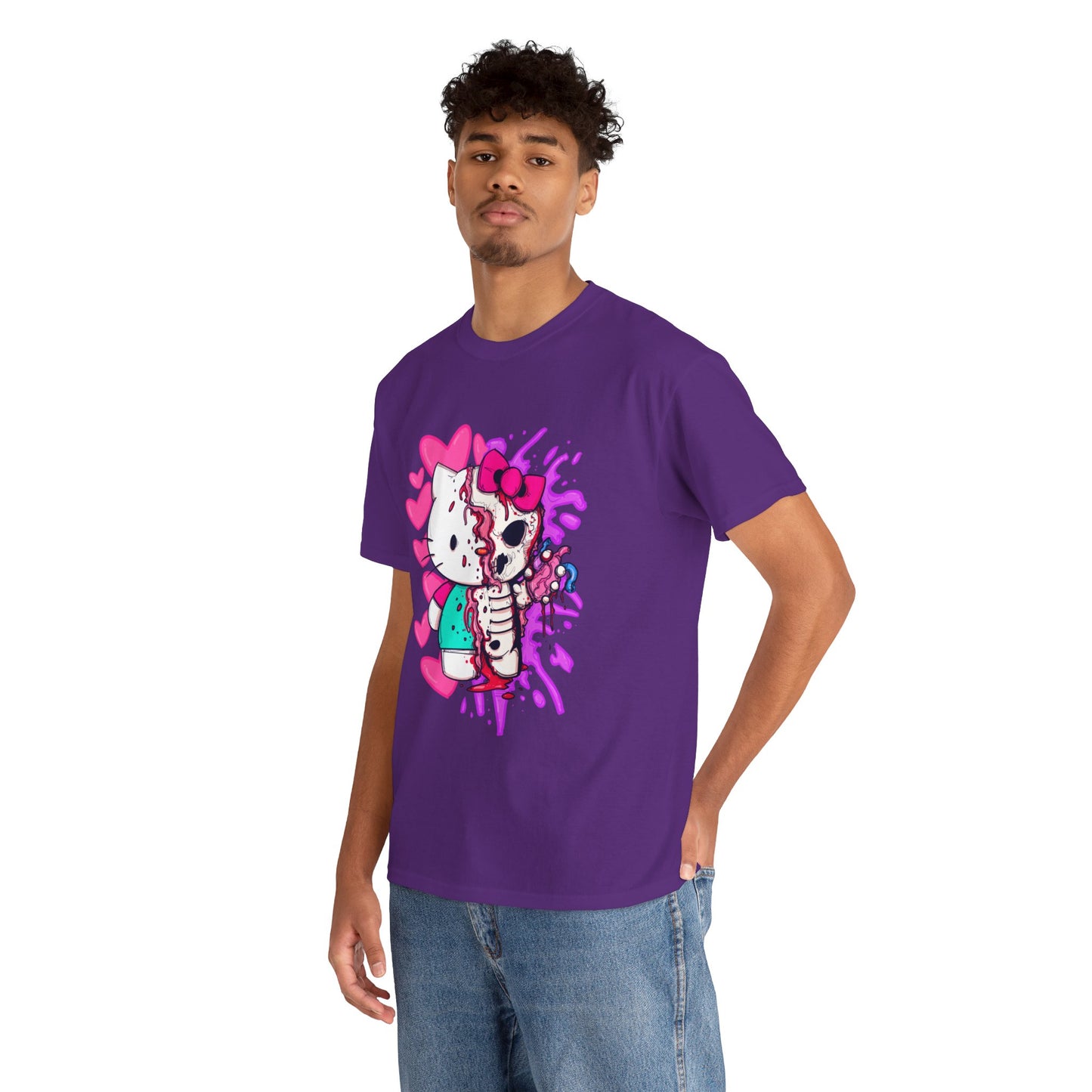 Zombie Kitty Unisex Heavy Cotton Patreon Tee