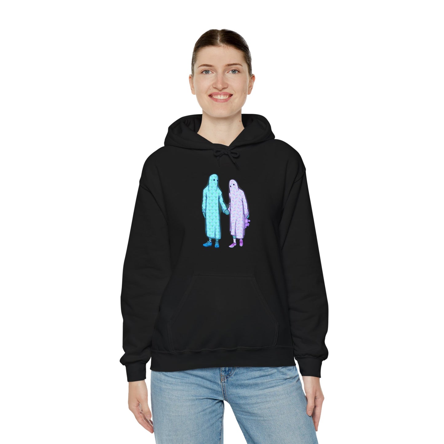 Ghost Kids Unisex Heavy Blend Hooded Sweatshirt