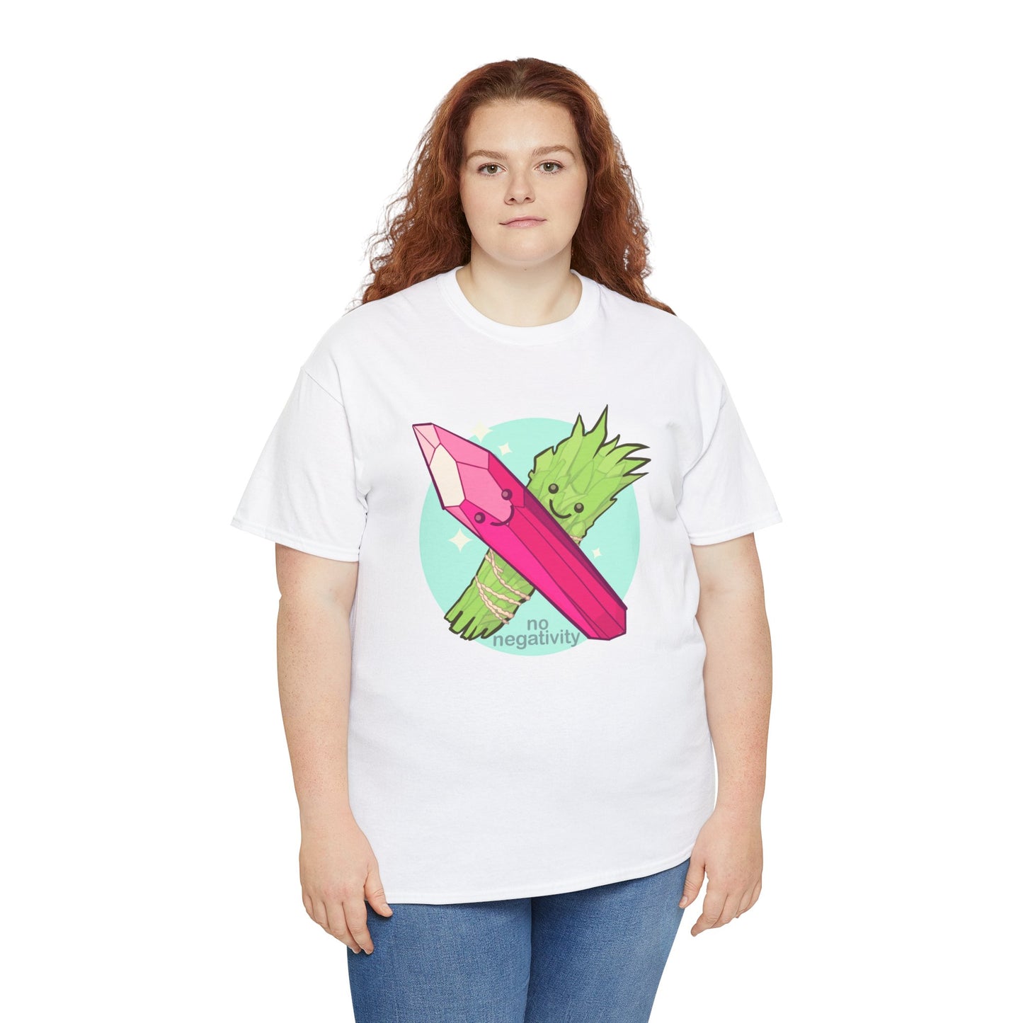 No Negativity Unisex Heavy Cotton Tee