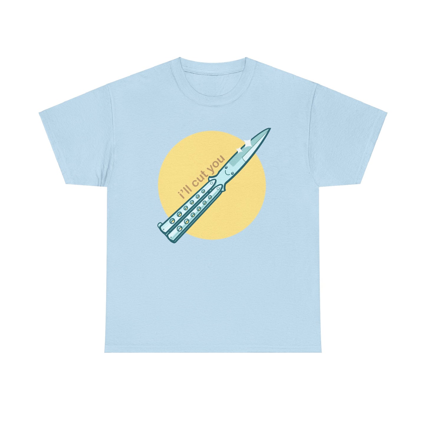 I'll Cut You Unisex Heavy Cotton Tee